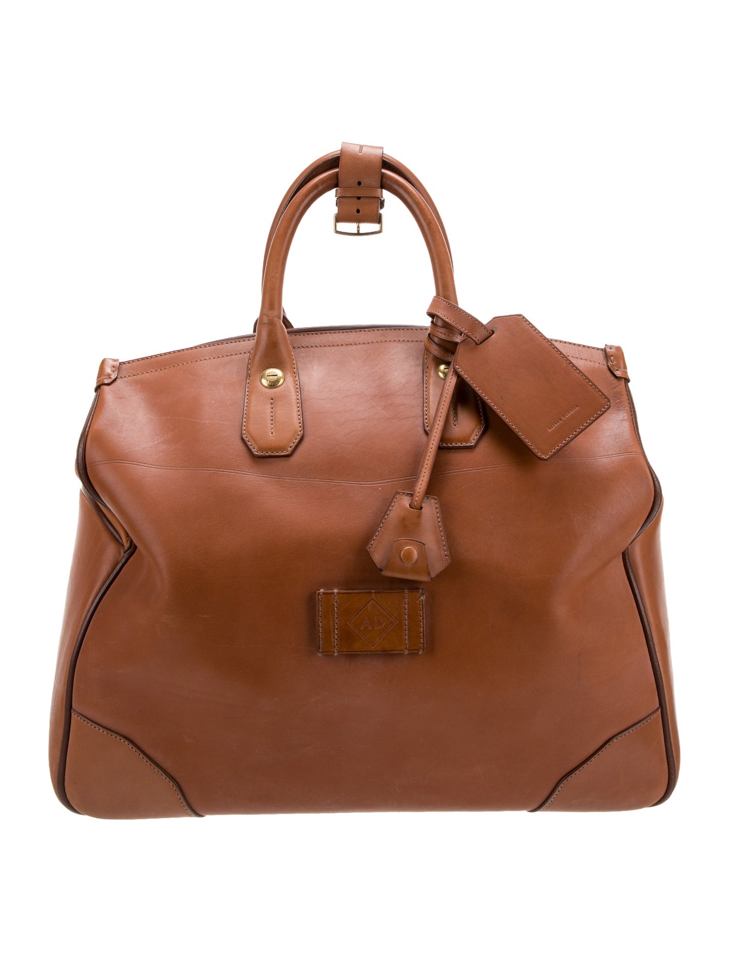 Dunhill Leather Top Handle Bag