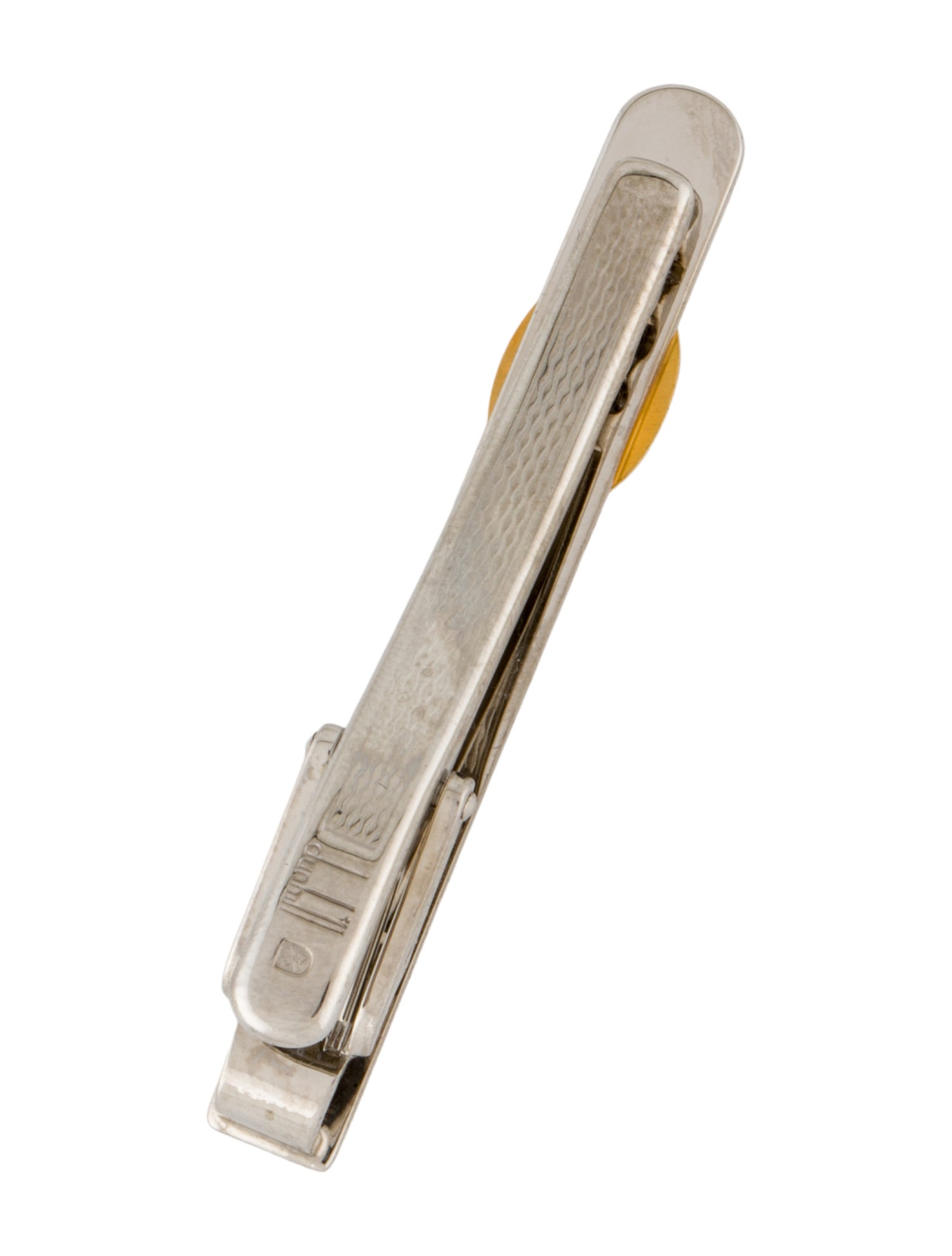 Dunhill Two-Tone Logo Tie Clip