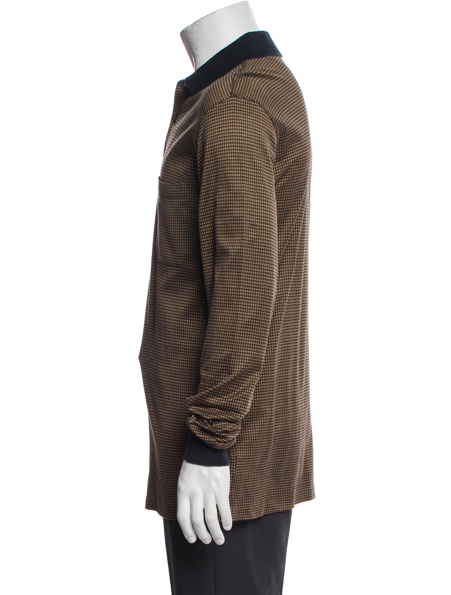 Dunhill Polka Dot Print Long Sleeve Shirt