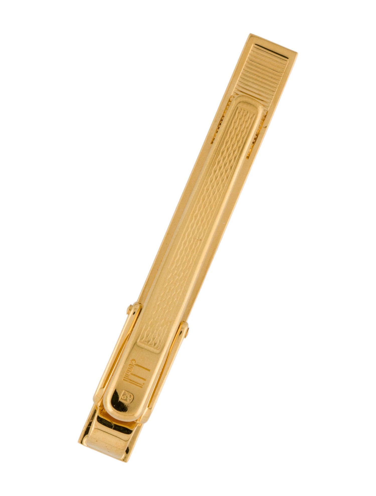 Dunhill Enamel Two-Tone Tie Bar