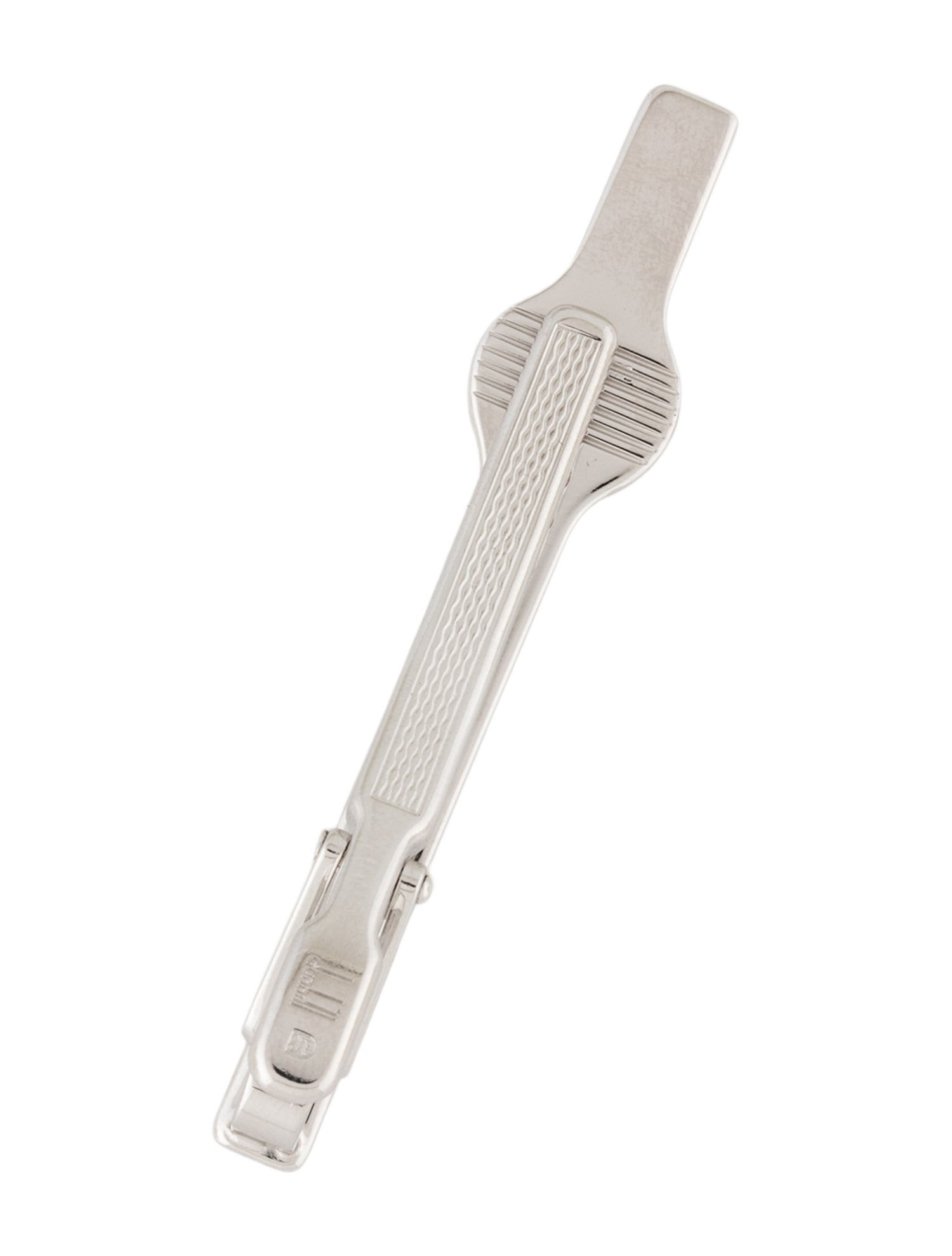 Dunhill Enamel Checkered Tie Bar