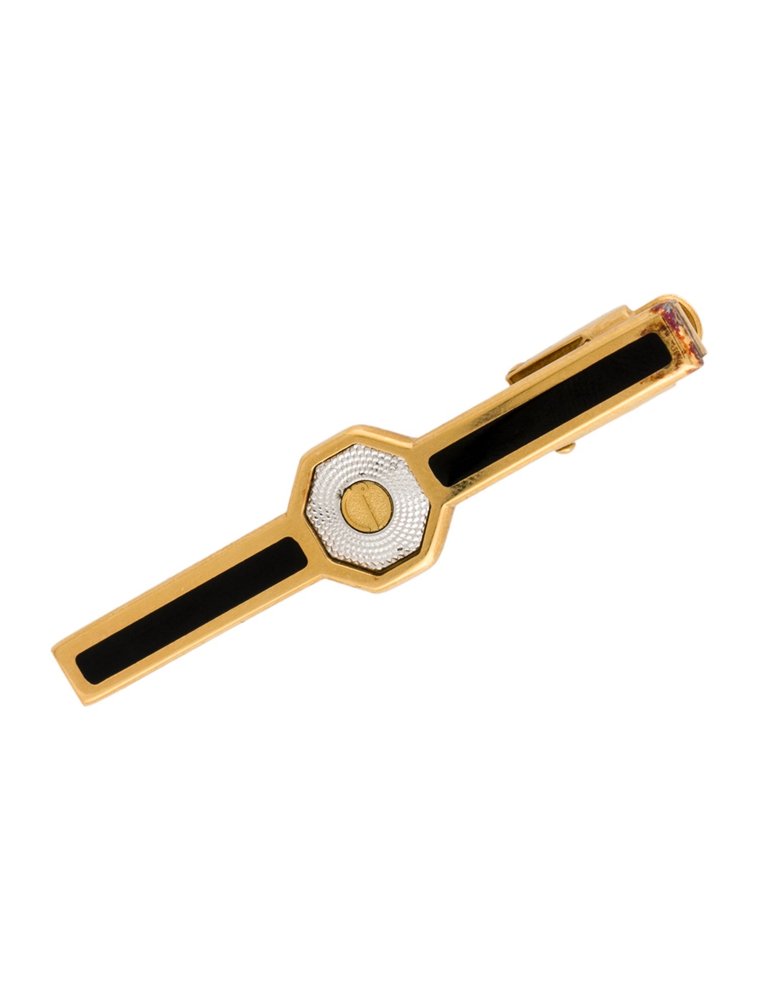 Dunhill Two-Tone Tie Clip