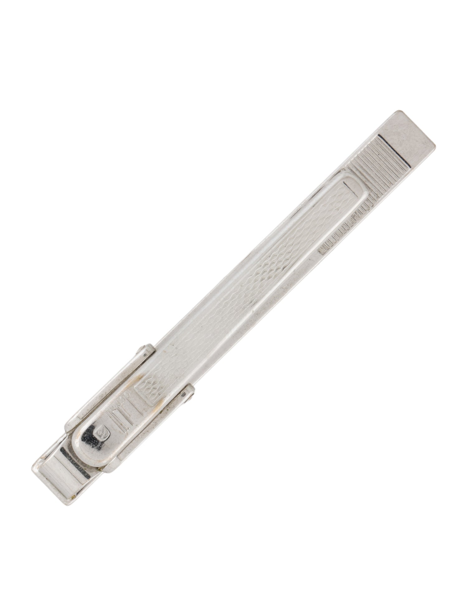 Dunhill Two-Tone Textured Tie Bar