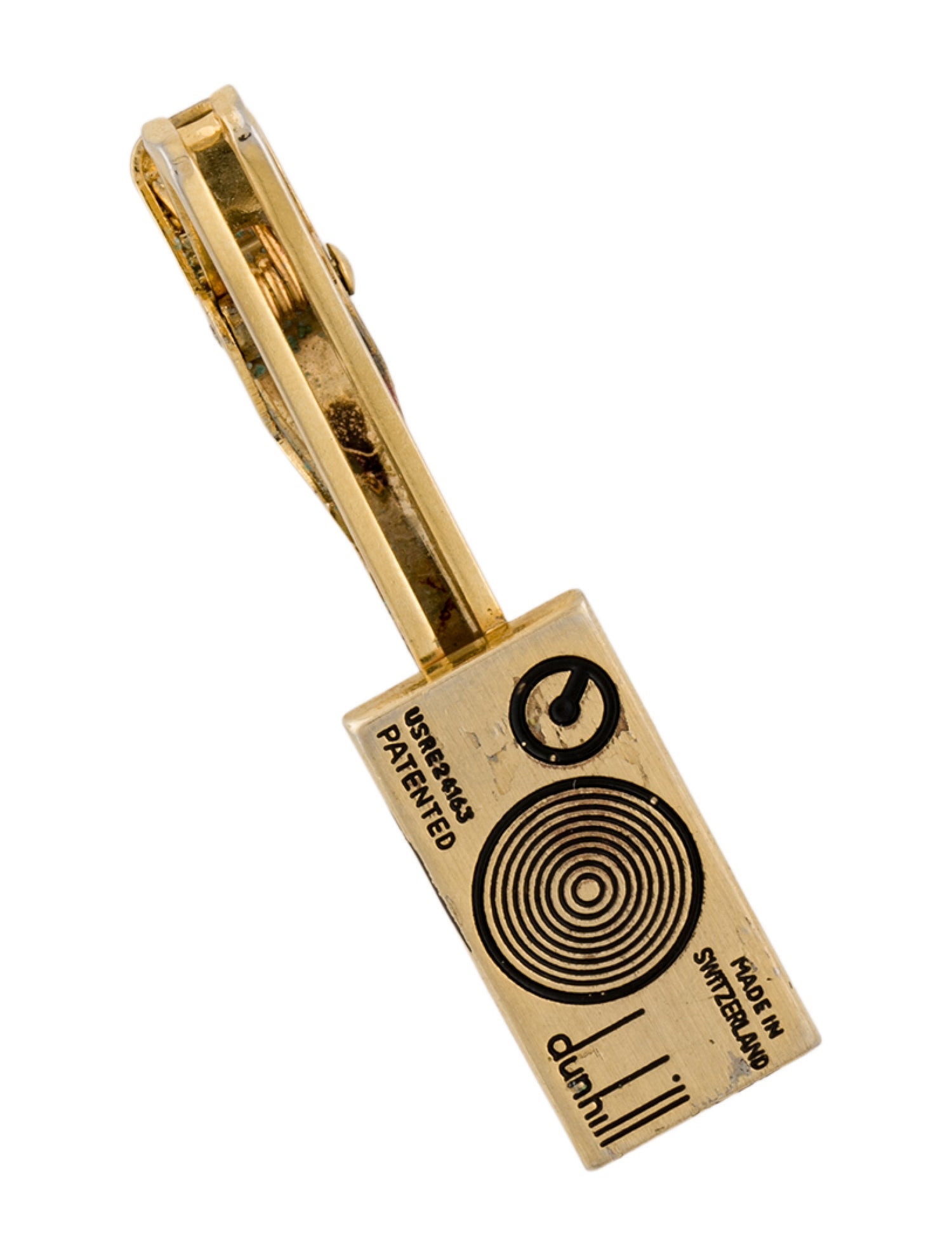 Dunhill Enamel Rectangle Tie Bar