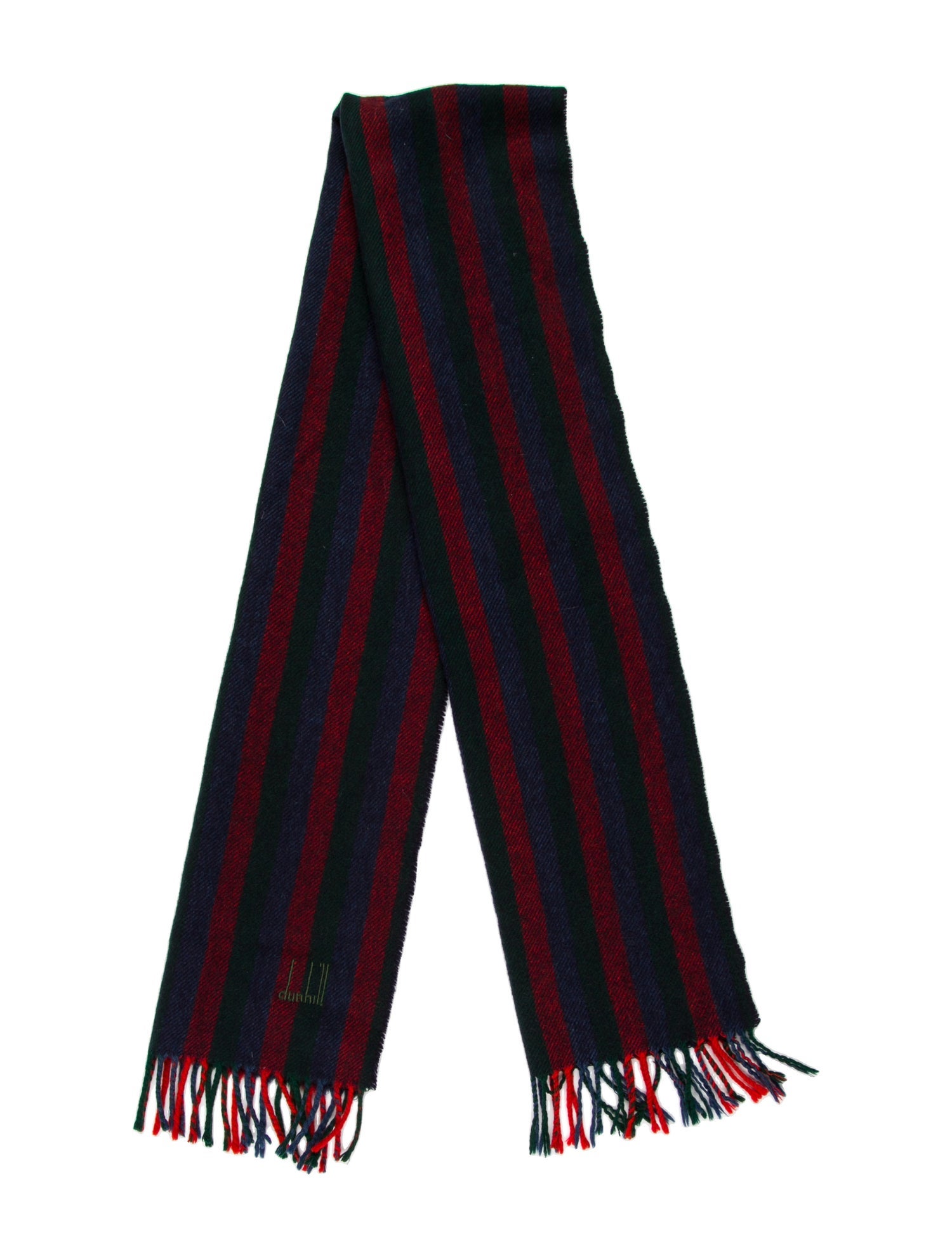 Dunhill Wool Striped Scarf