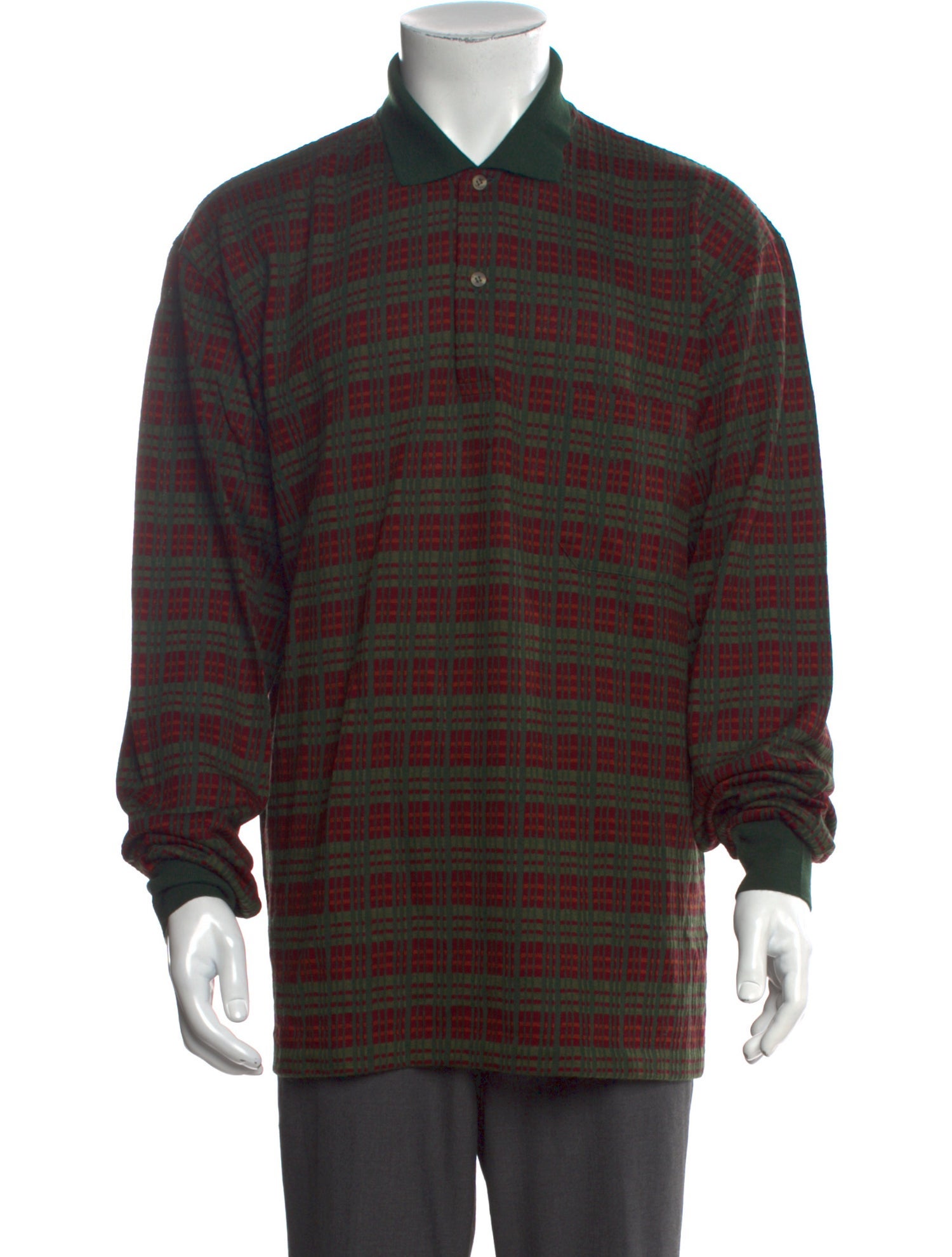 Dunhill Wool Plaid Print Shirt
