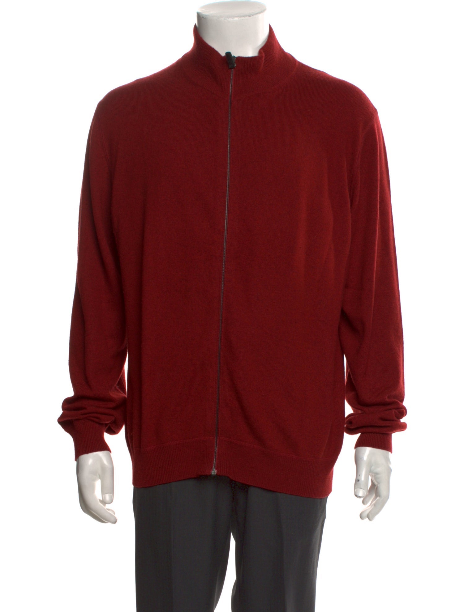 Dunhill Cashmere Mock Neck Cardigan