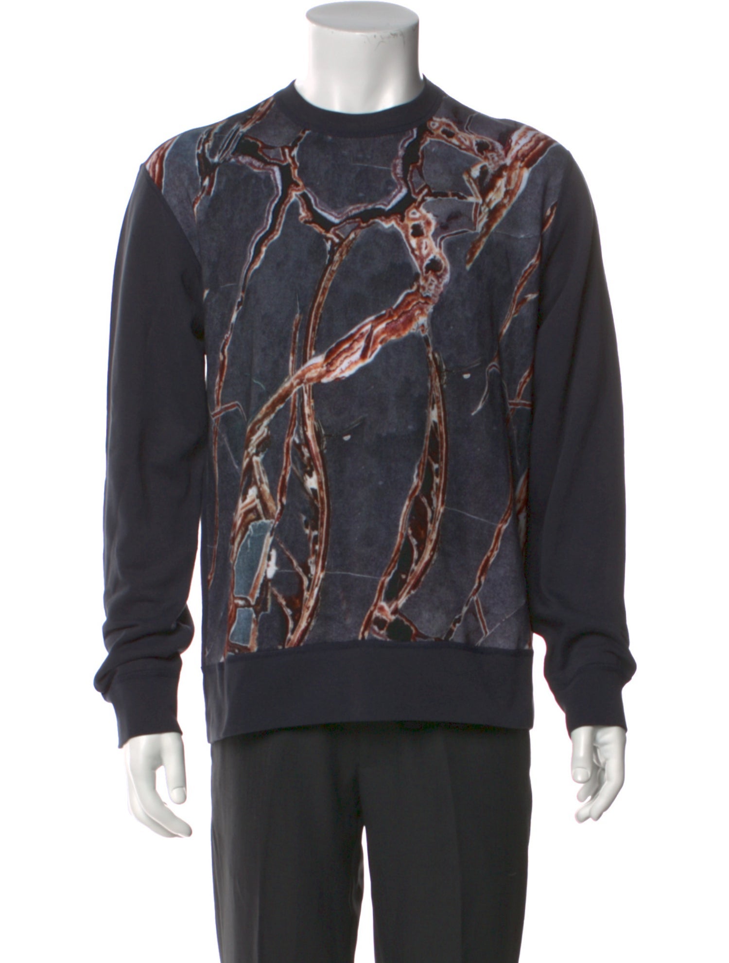 Dunhill Graphic Print Crew Neck Sweatshirt