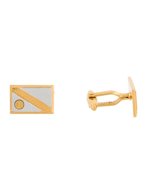Dunhill Two-Tone Rectangle Cufflinks