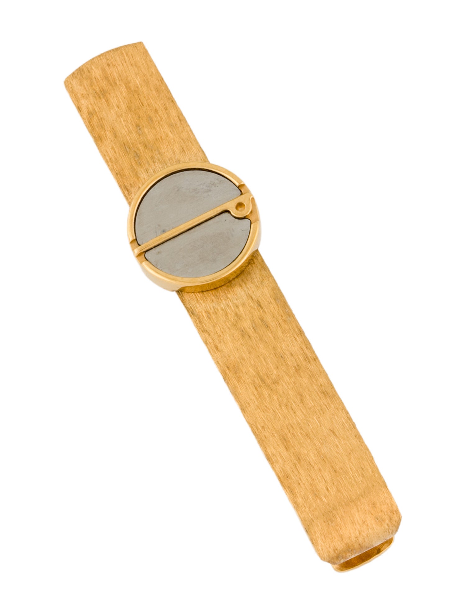 Dunhill Two-Tone Textured Tie Bar