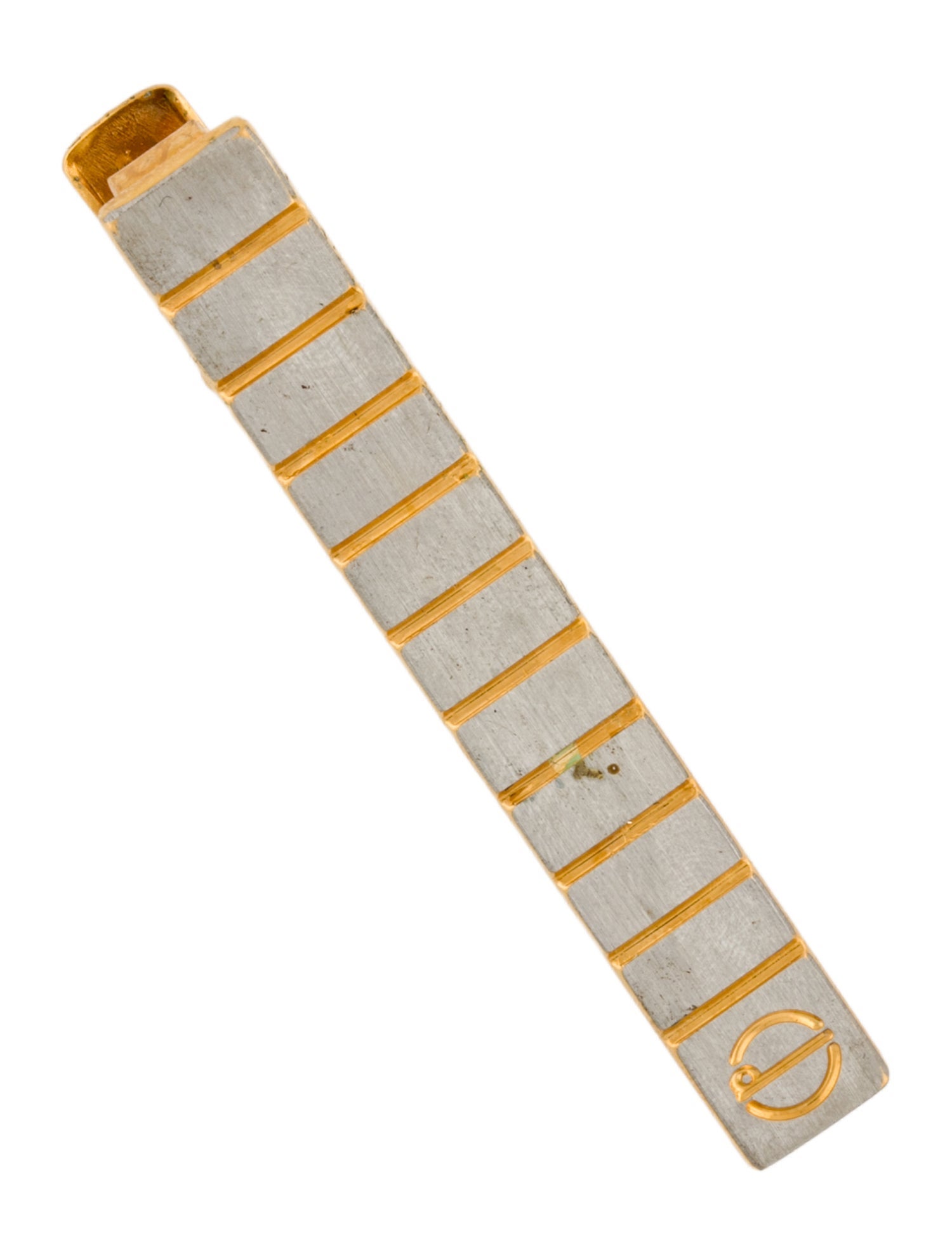 Dunhill Two-Tone Textured Tie Bar