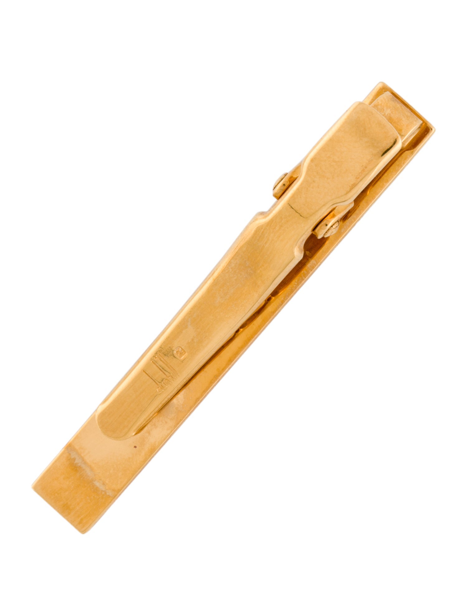 Dunhill Two-Tone Textured Tie Bar