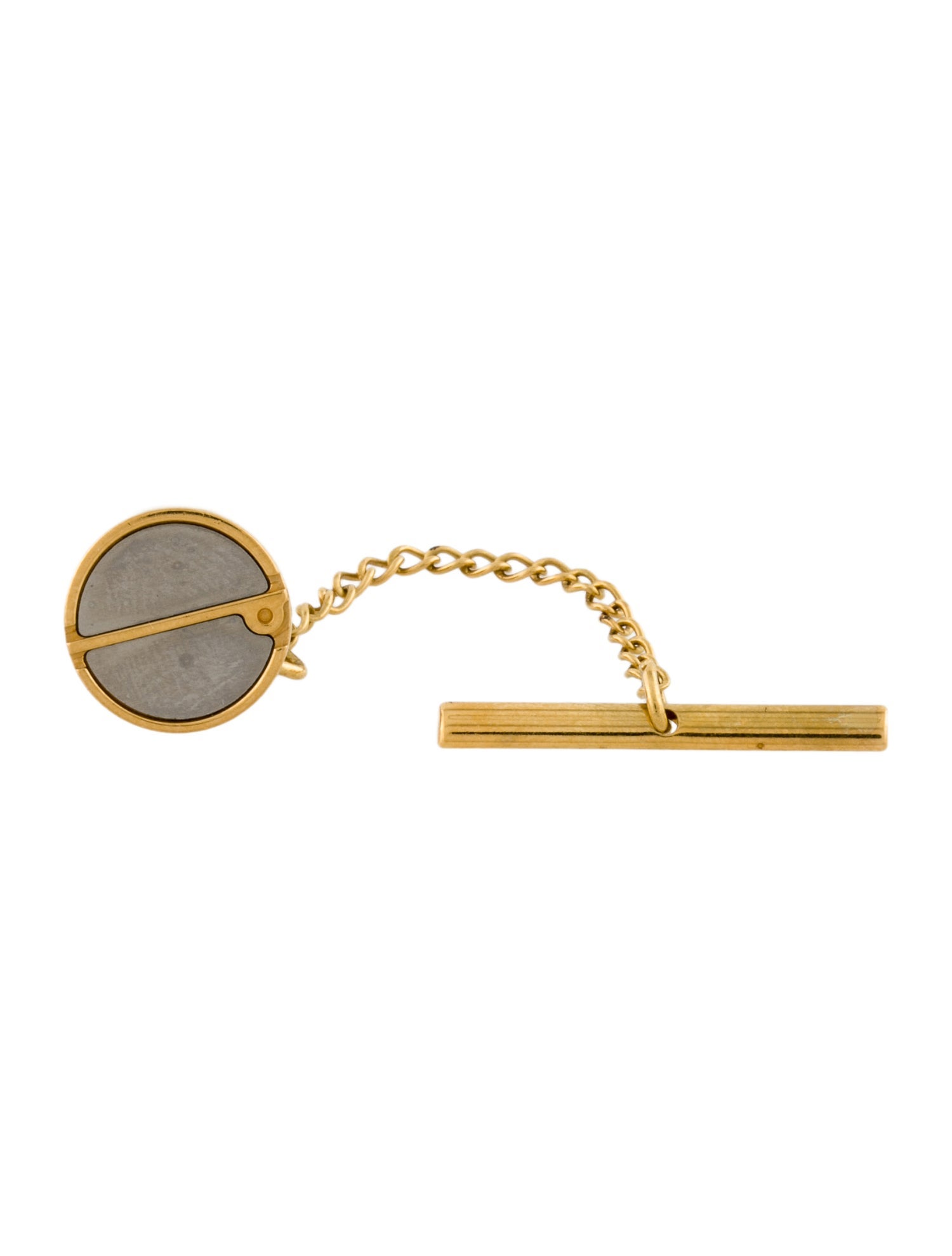 Dunhill Two-Tone Logo Tie Tack