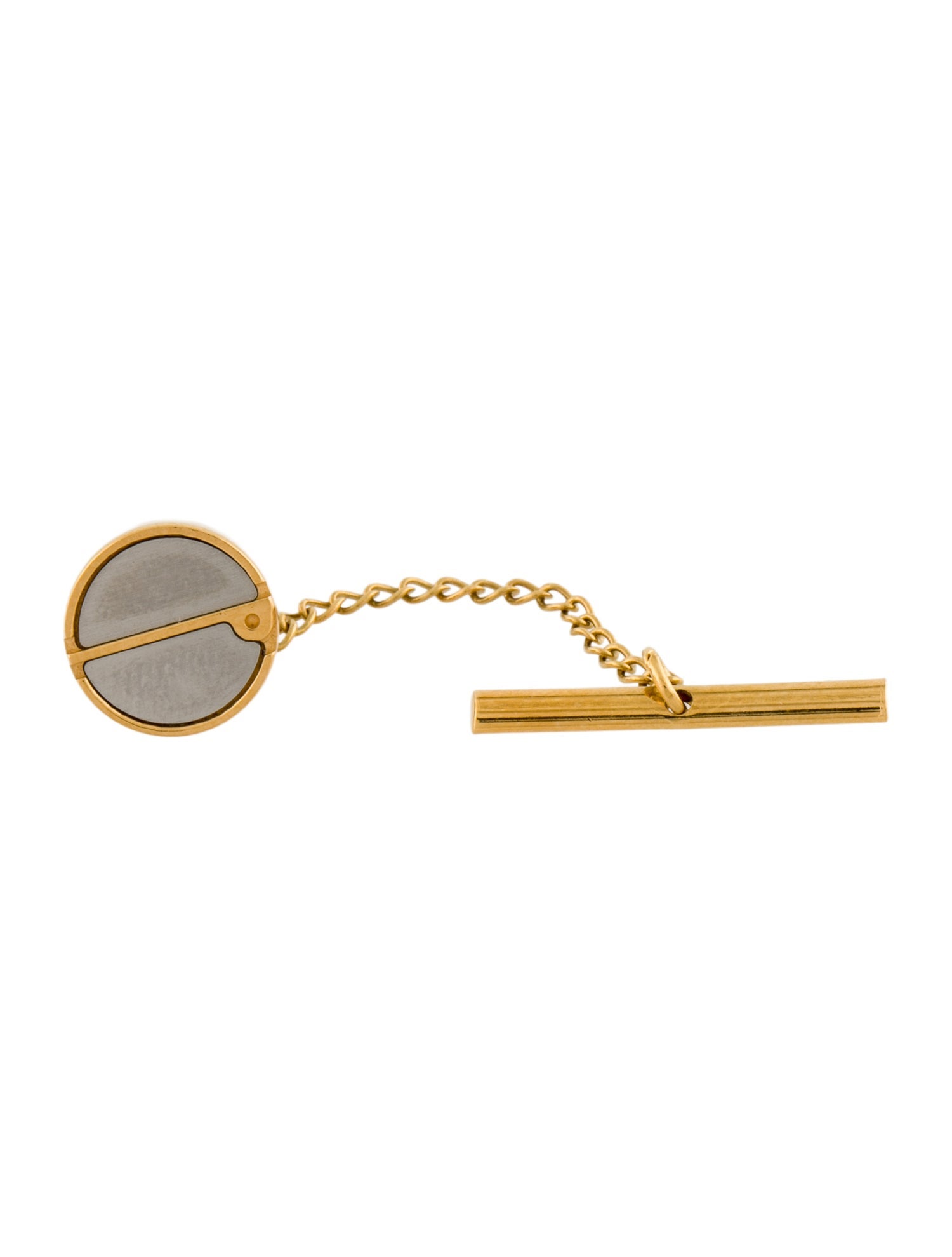 Dunhill Two-Tone Logo Tie Tack