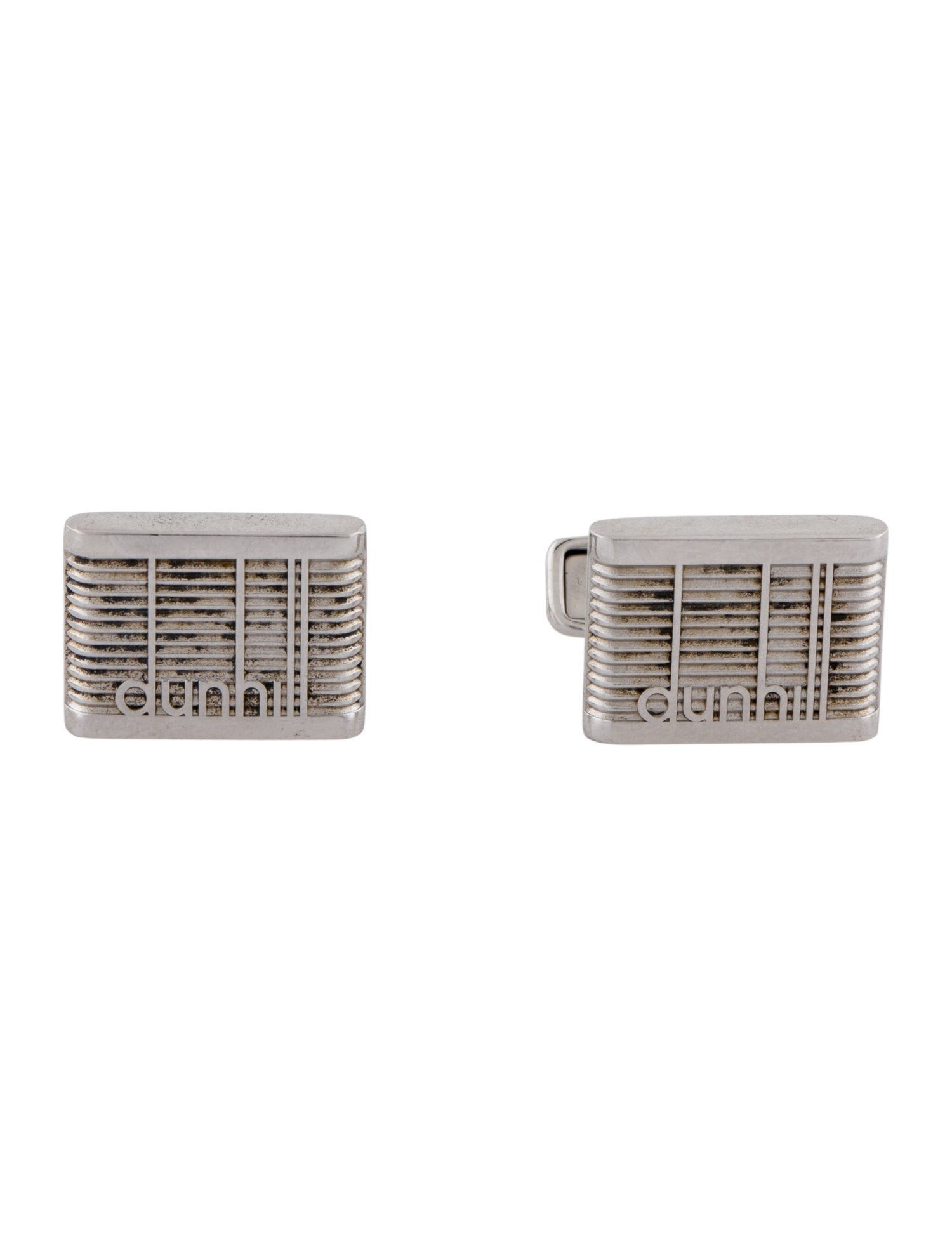 Dunhill Striped Logo Cufflinks