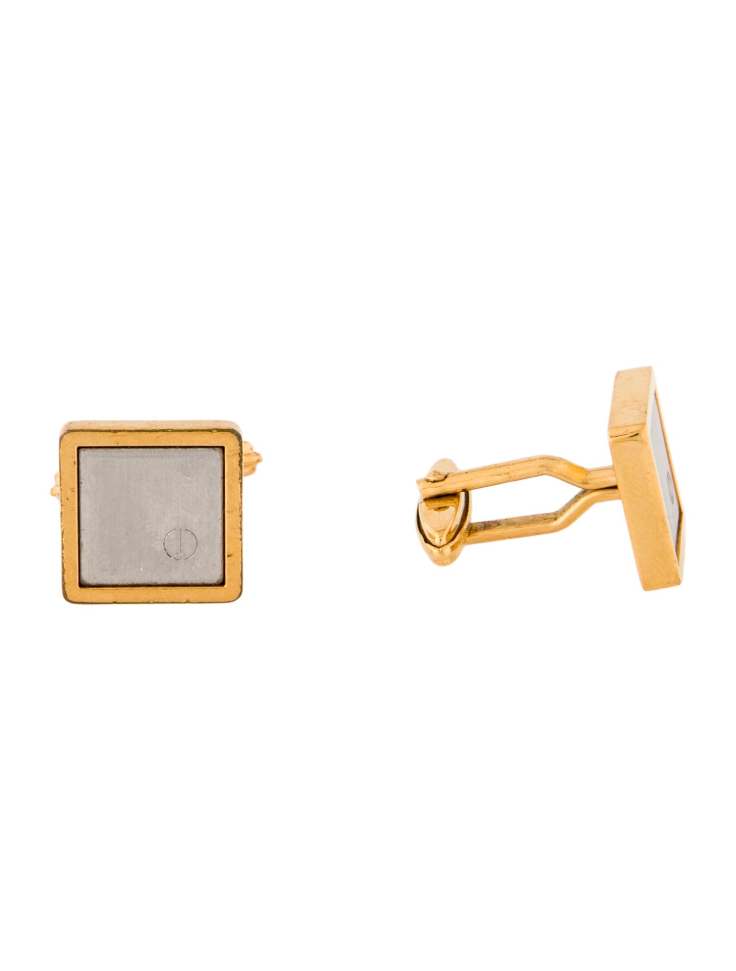 Dunhill Two Tone Logo Cufflinks