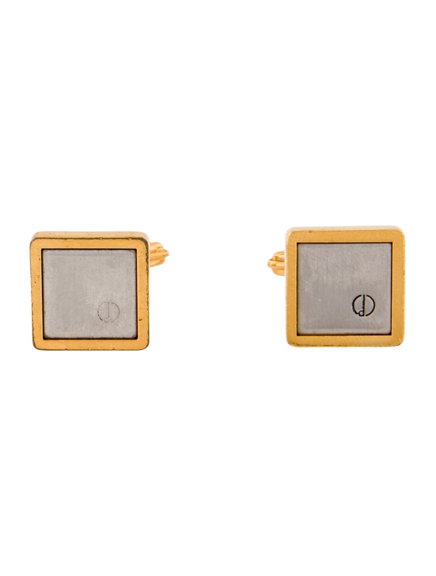 Dunhill Two Tone Logo Cufflinks