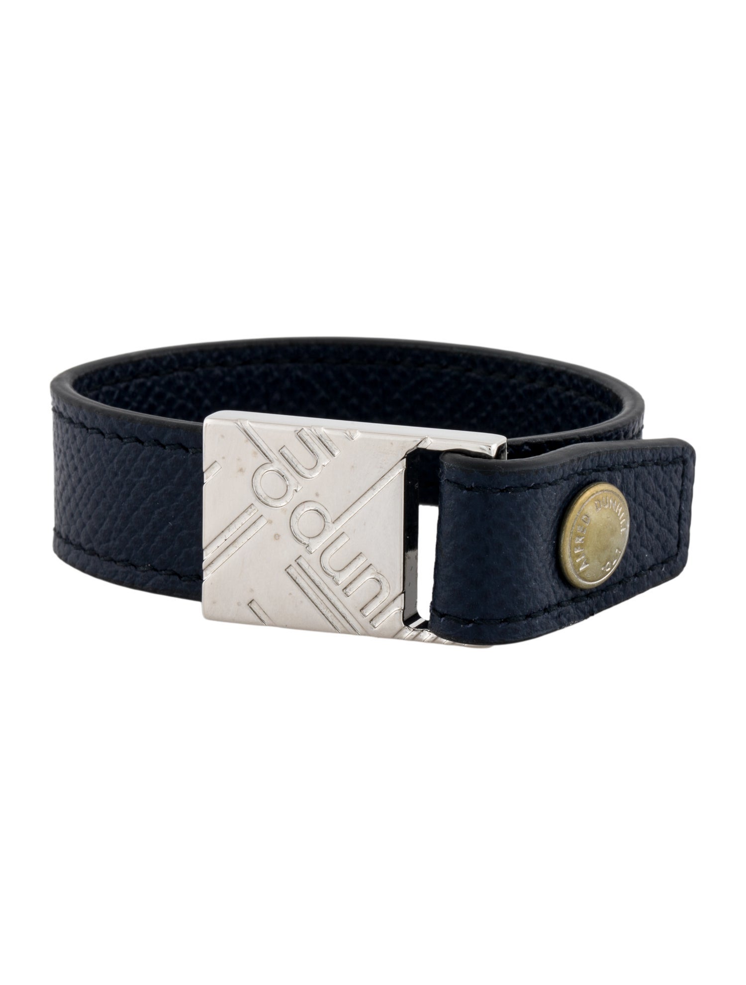 Dunhill Leather Logo Wrap Bracelet