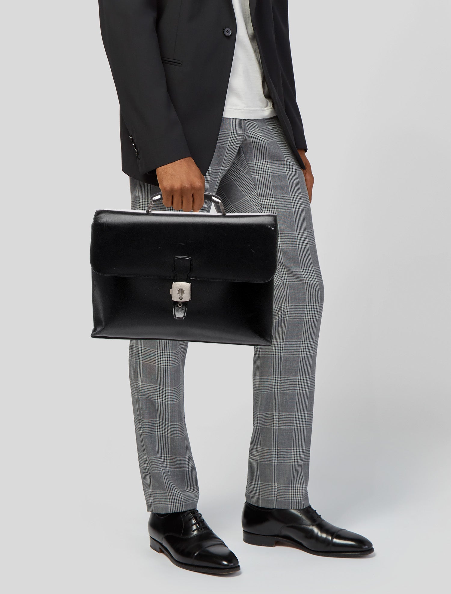 Dunhill Leather Briefcase with Handle