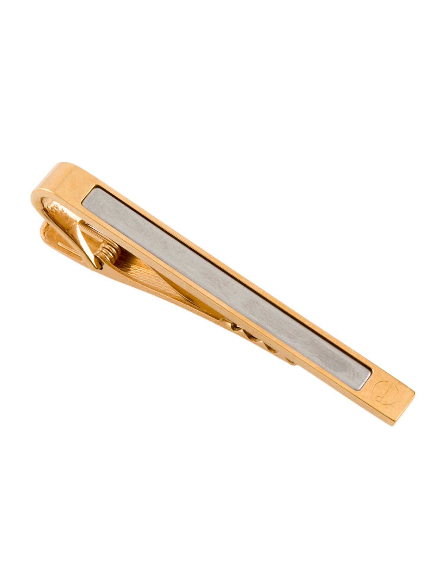 Dunhill Two Tone Logo Tie Clip