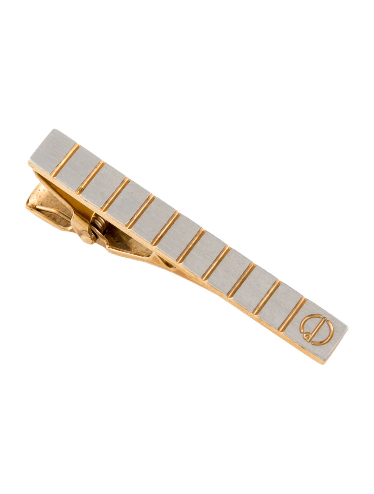 Dunhill Two-Tone Textured Tie Bar