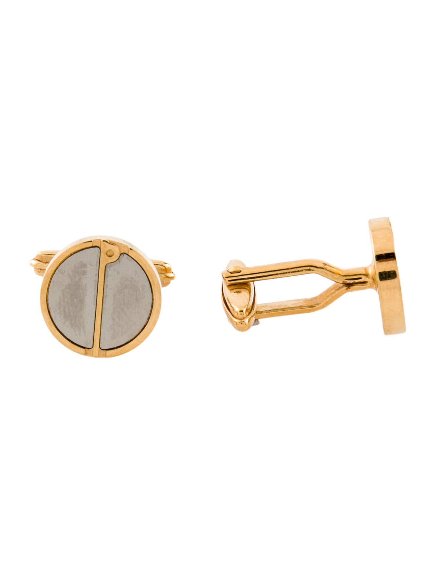 Dunhill Two Tone Logo Cufflinks