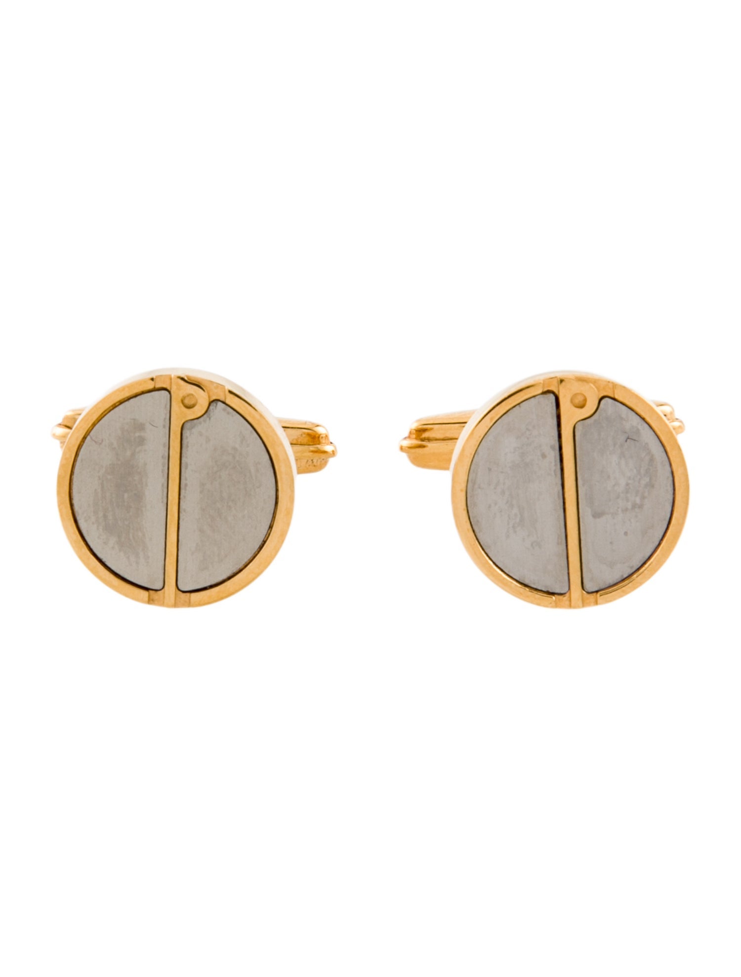 Dunhill Two Tone Logo Cufflinks