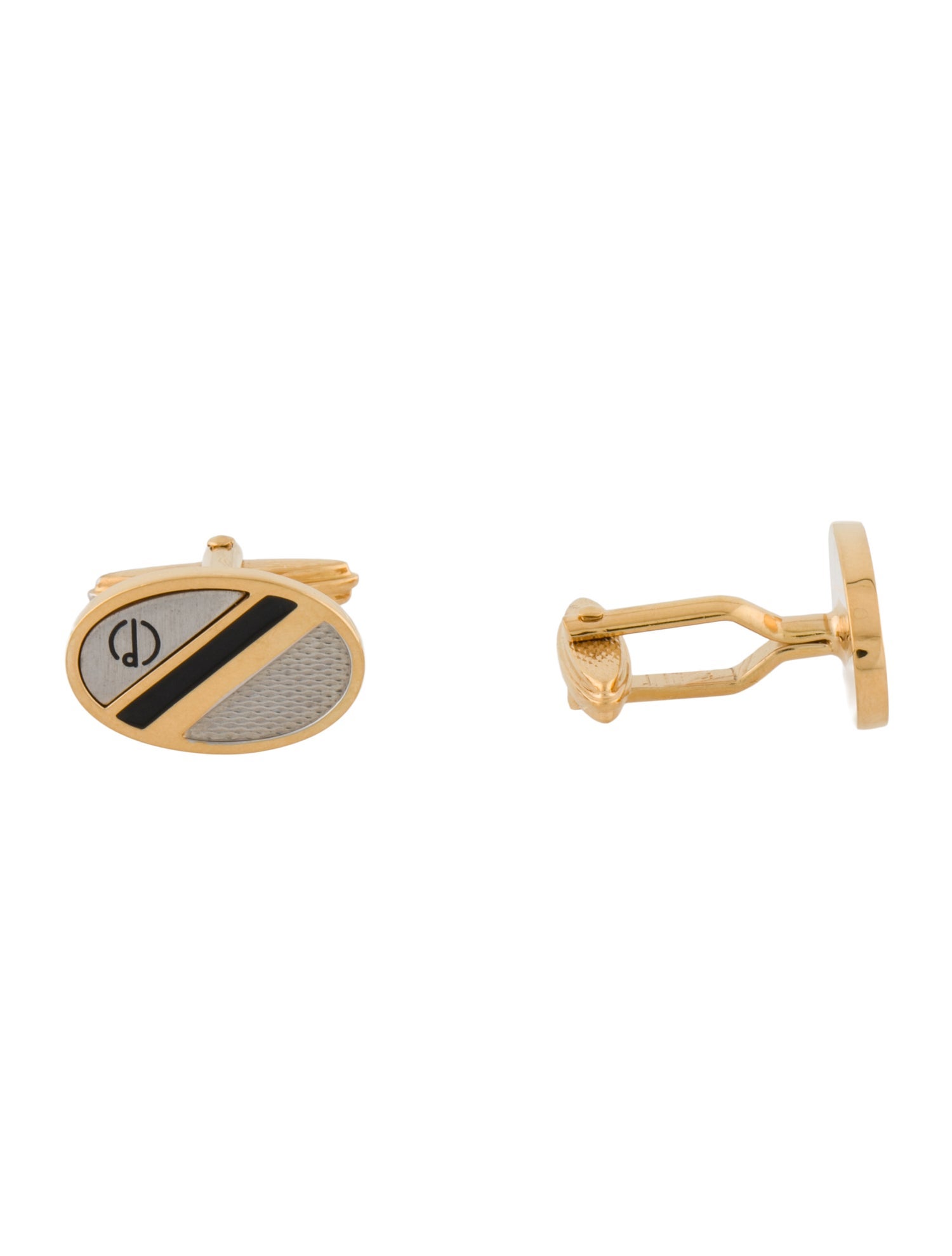 Dunhill Enamel Oval Cufflinks
