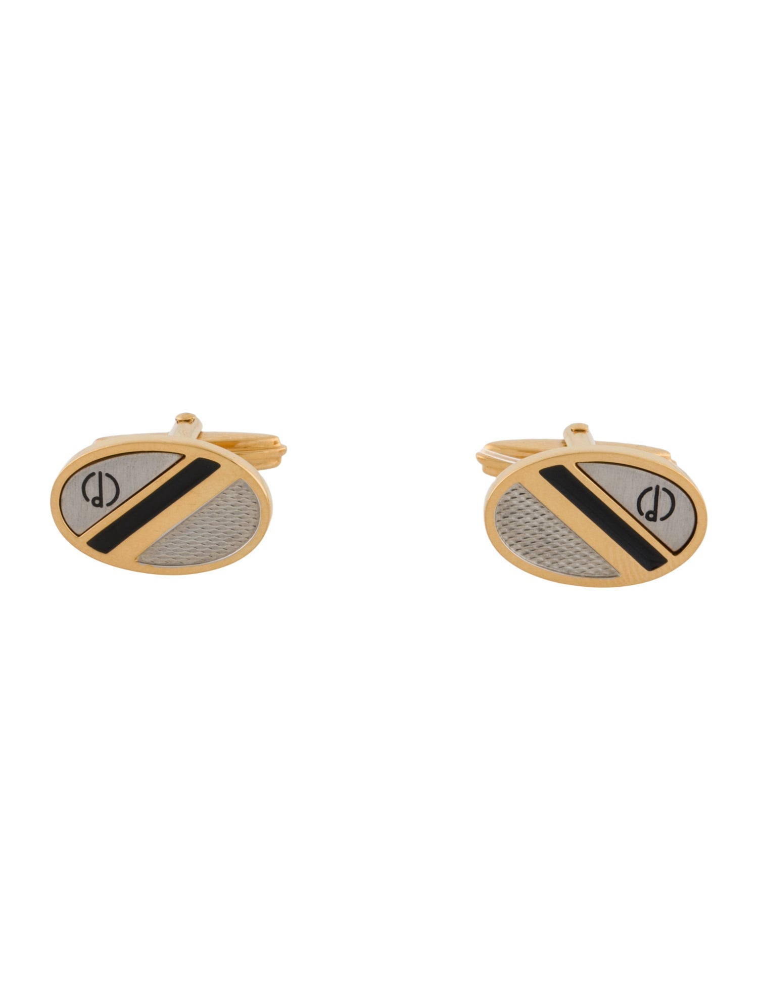 Dunhill Enamel Oval Cufflinks
