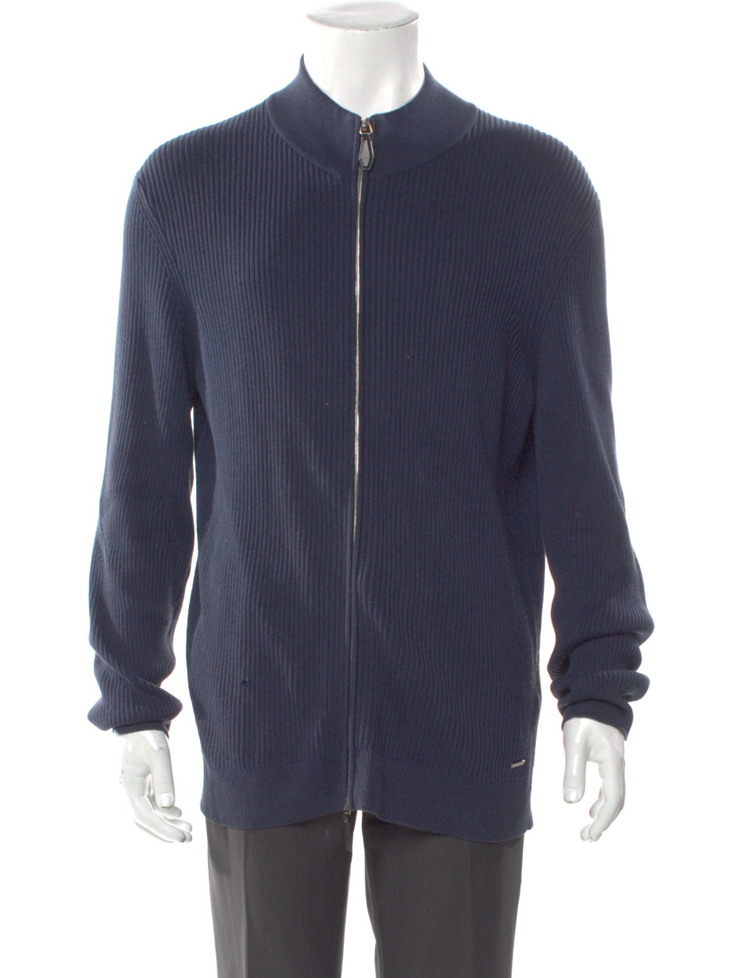 Dunhill Mock Neck Long Sleeve Cardigan