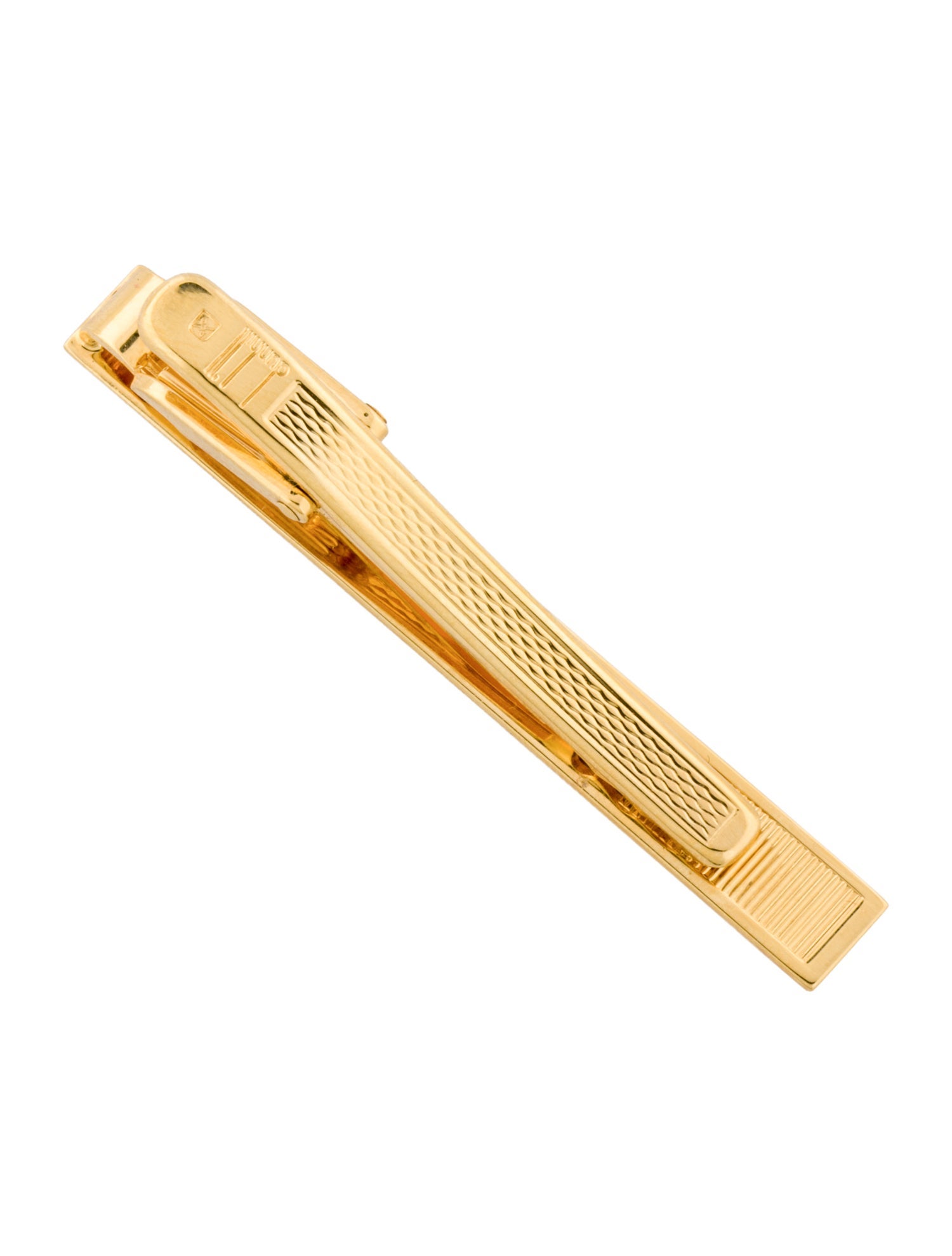 Dunhill Two-Tone Enamel Logo Tie Clip