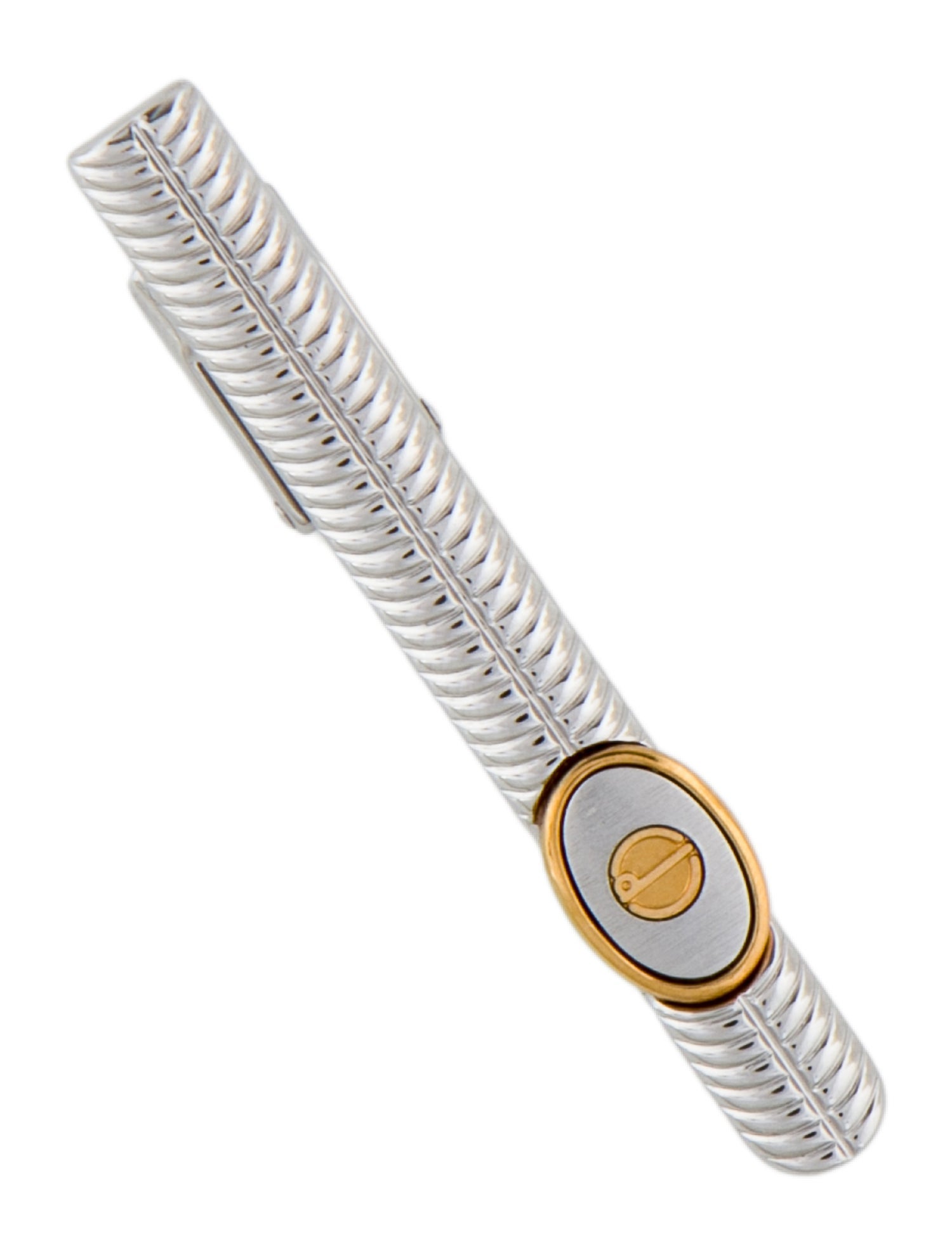 Dunhill Two-Tone Logo Tie Clip