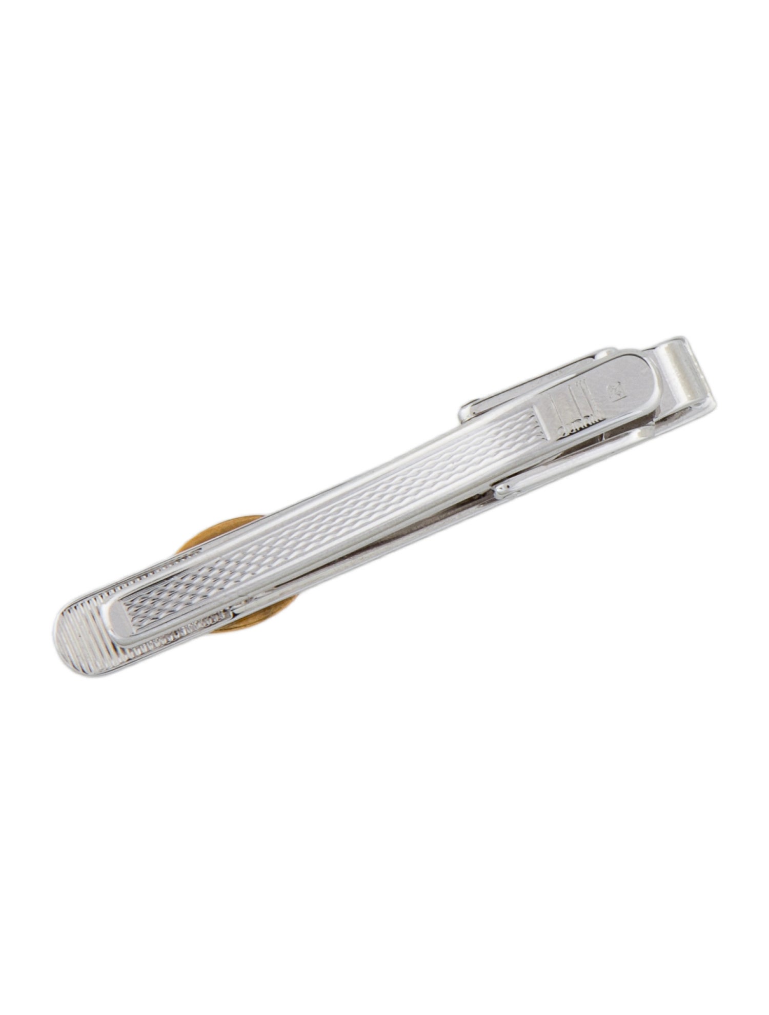 Dunhill Two-Tone Logo Tie Clip