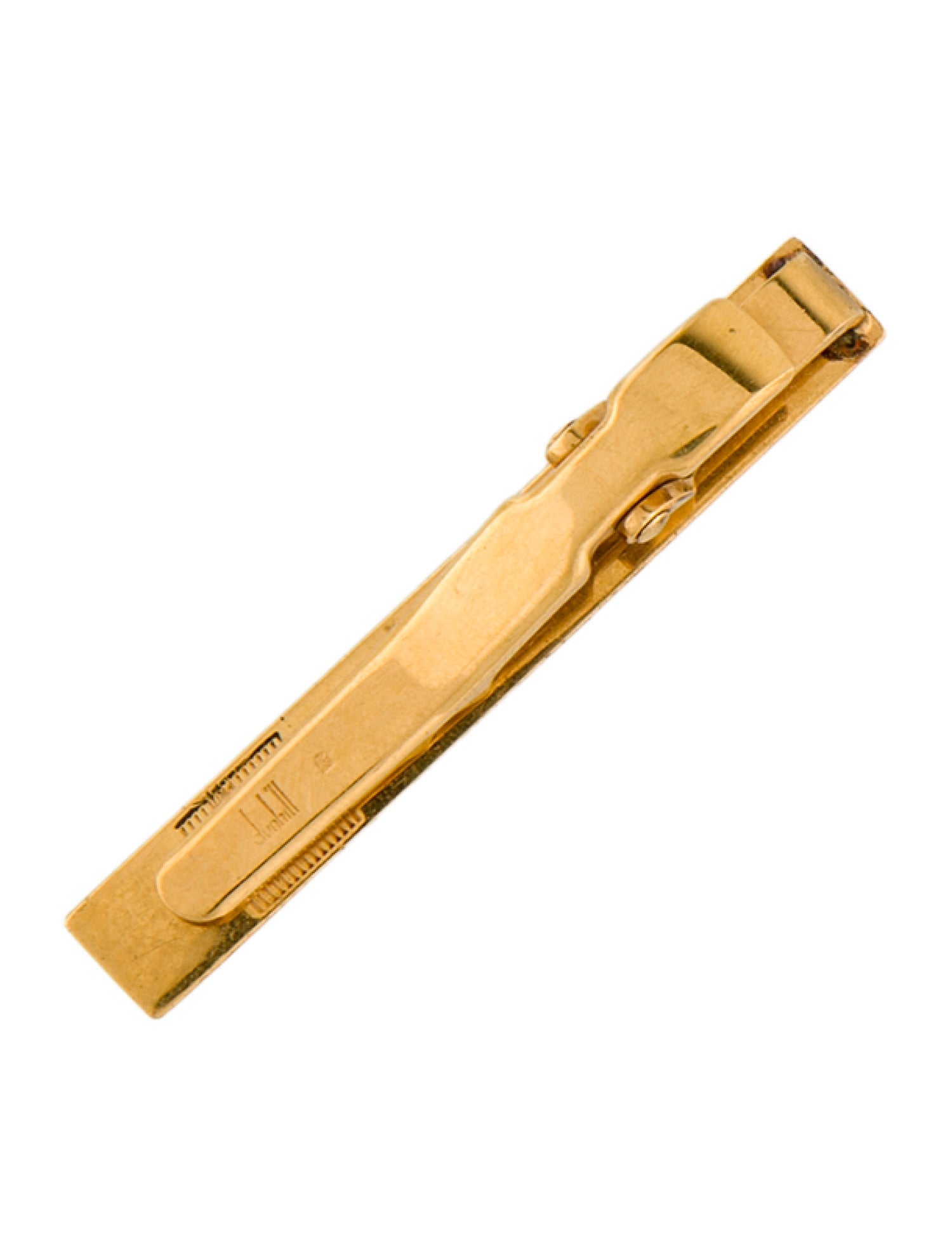 Dunhill Two-Tone Logo Tie Clip