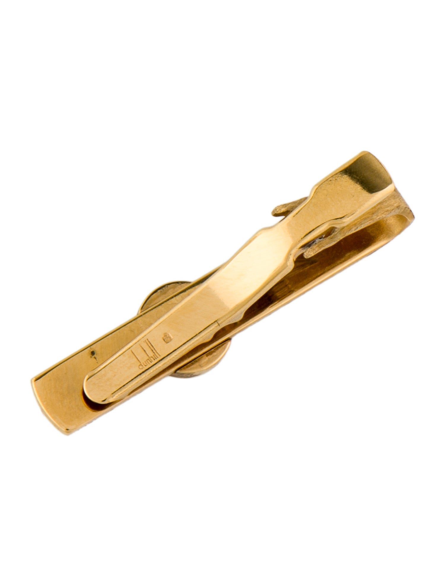 Dunhill Two-Tone Logo Tie Clip