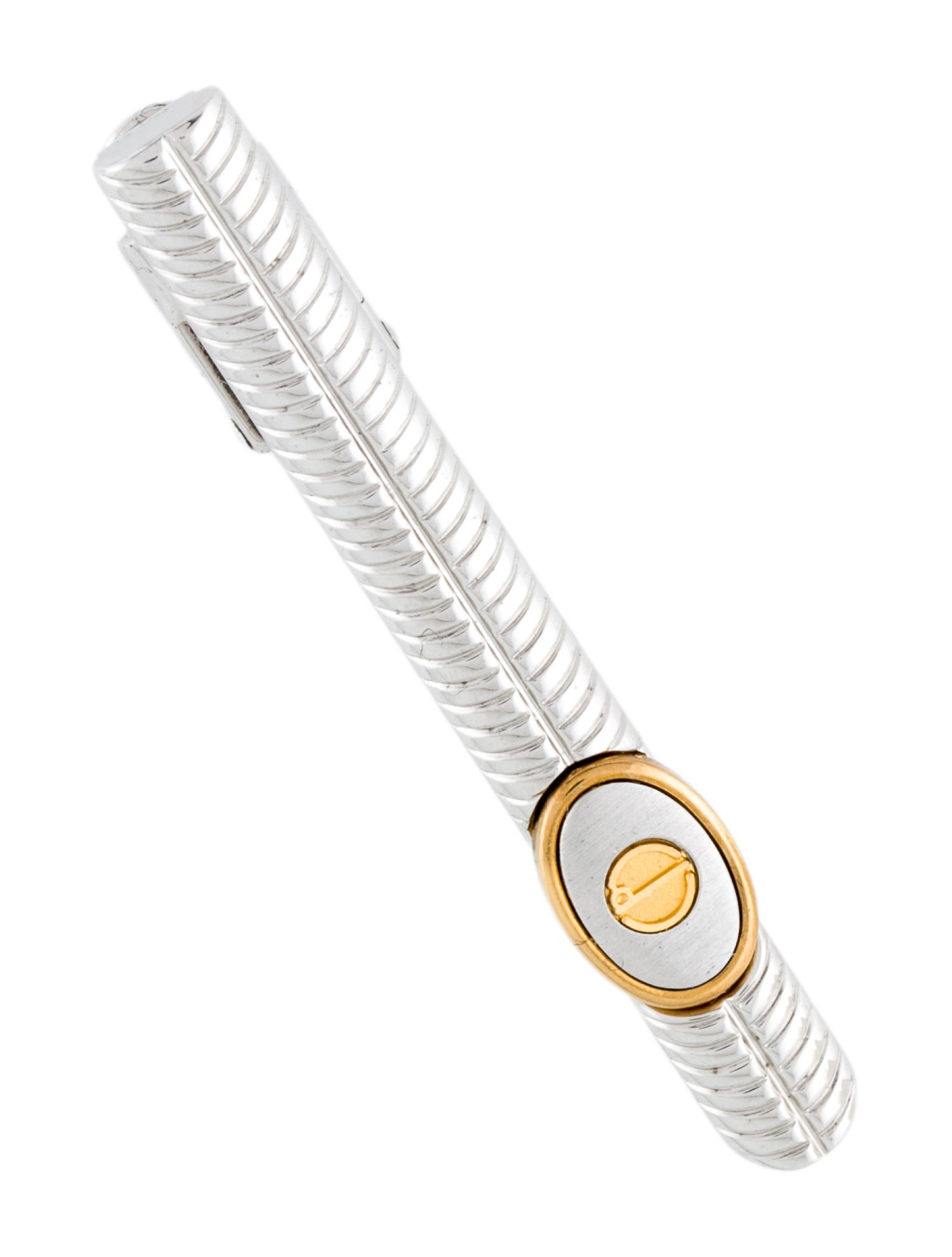 Dunhill Two Tone Logo Tie Clip