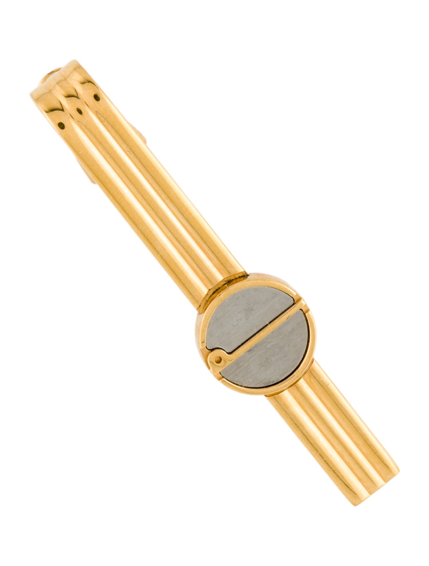 Dunhill Two Tone Logo Tie Clip