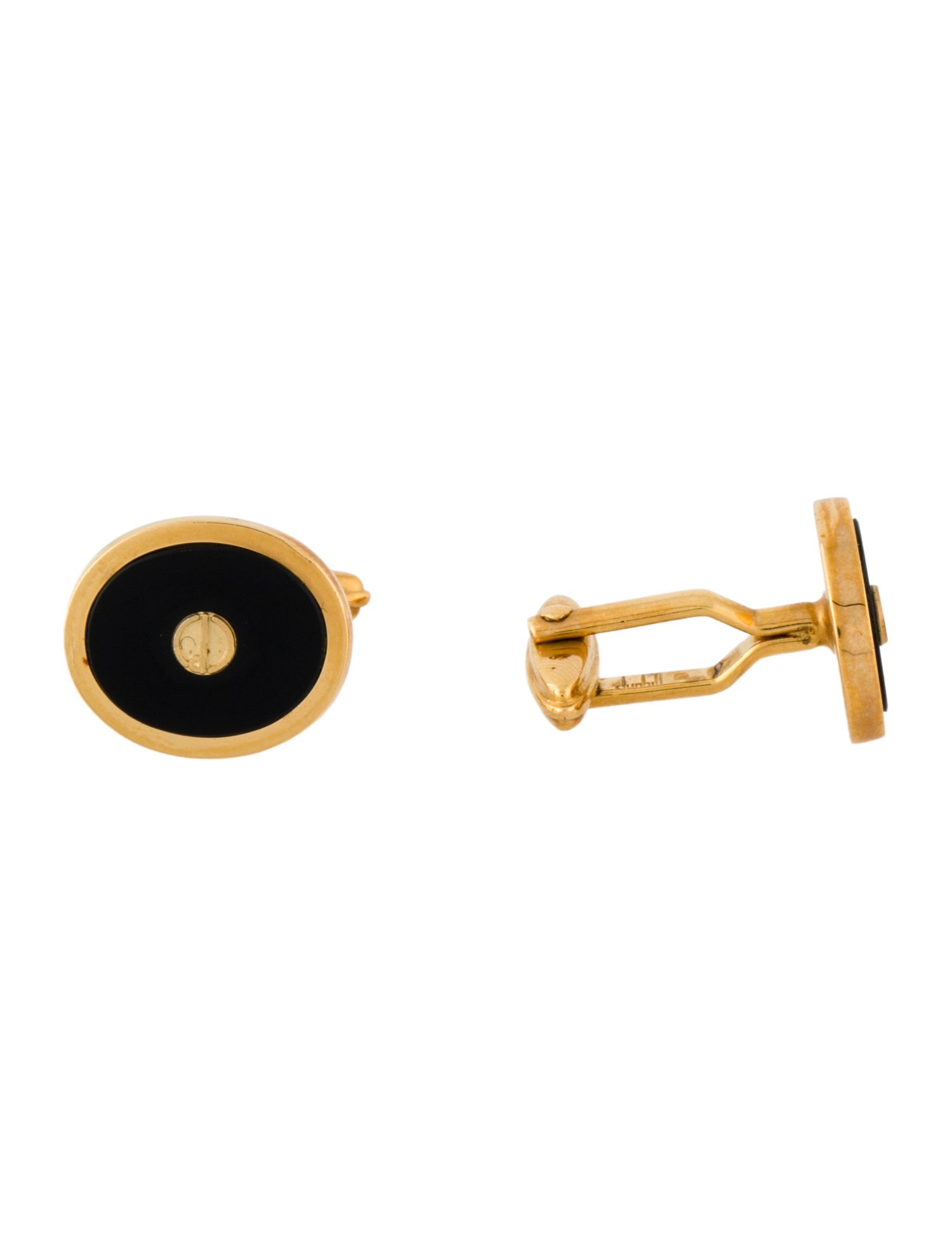 Dunhill Resin Logo Cufflinks