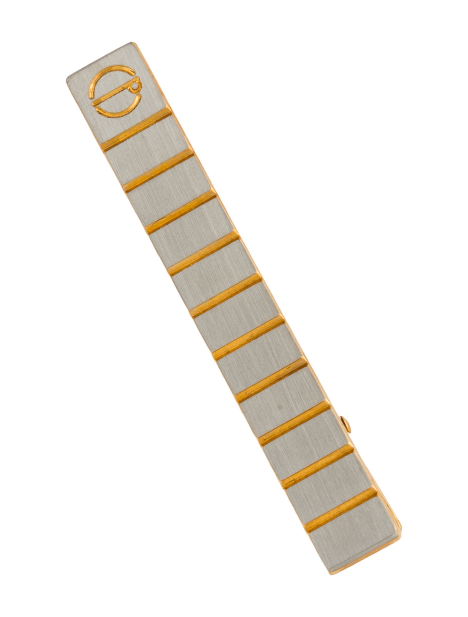 Dunhill Two-Tone Logo Tie Bar