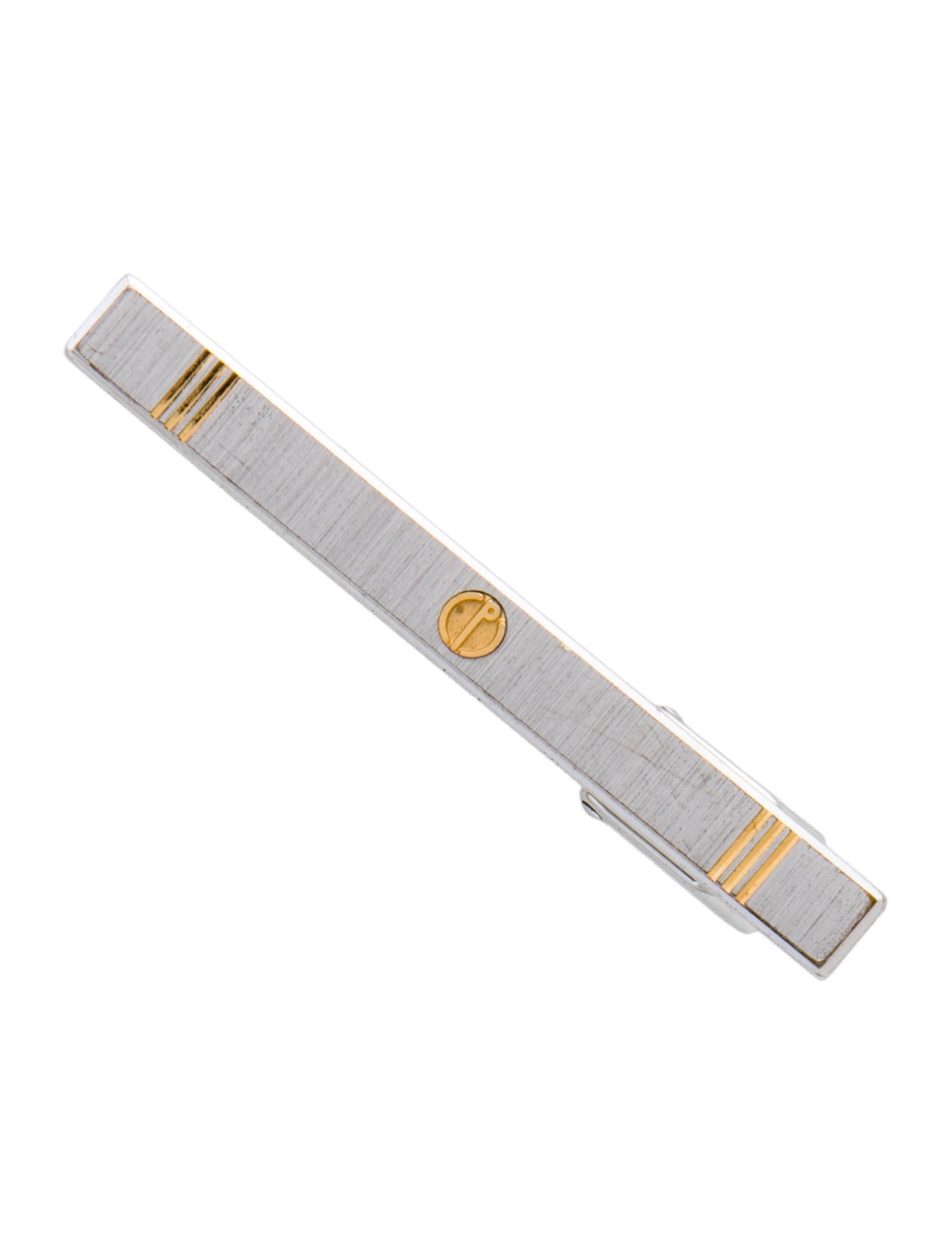 Dunhill Two-Tone Logo Tie Clip