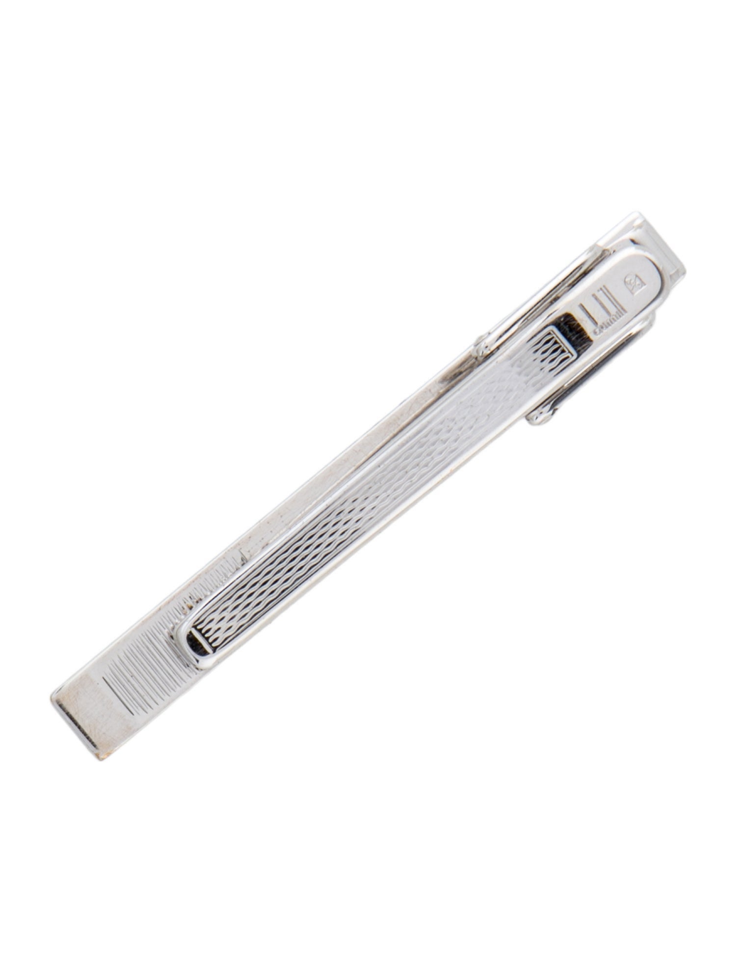 Dunhill Two-Tone Logo Tie Clip