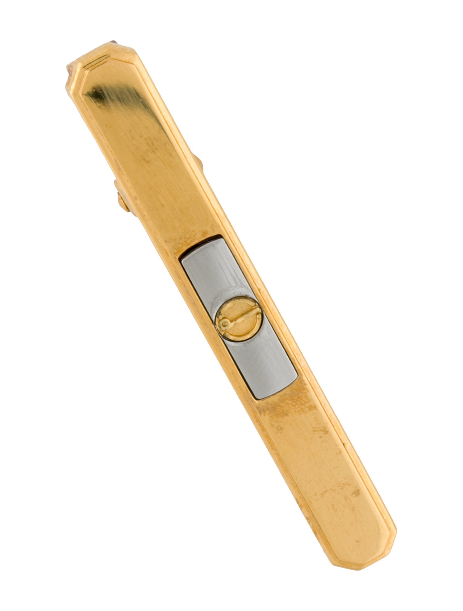 Dunhill Two-Tone Logo Tie Bar
