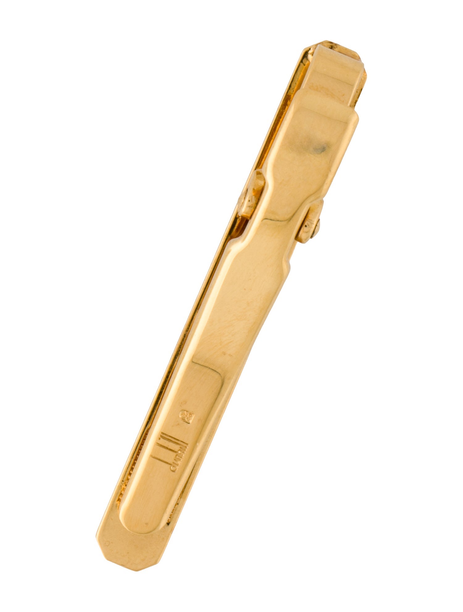 Dunhill Two-Tone Logo Tie Bar