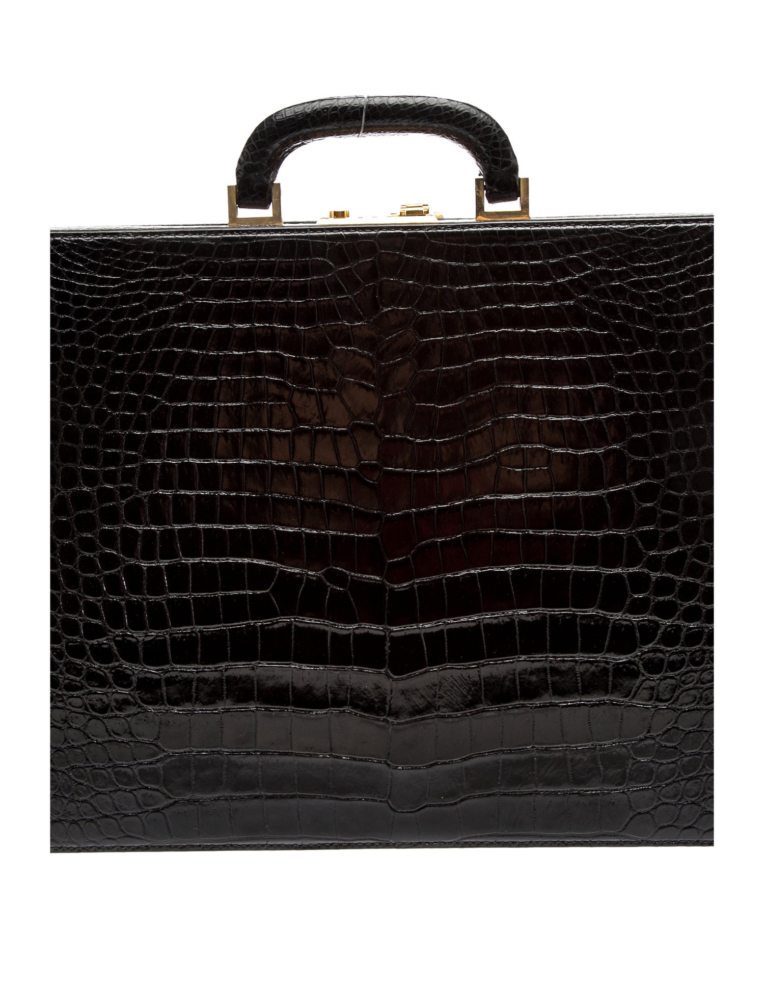 Dunhill Embossed Leather Briefcase
