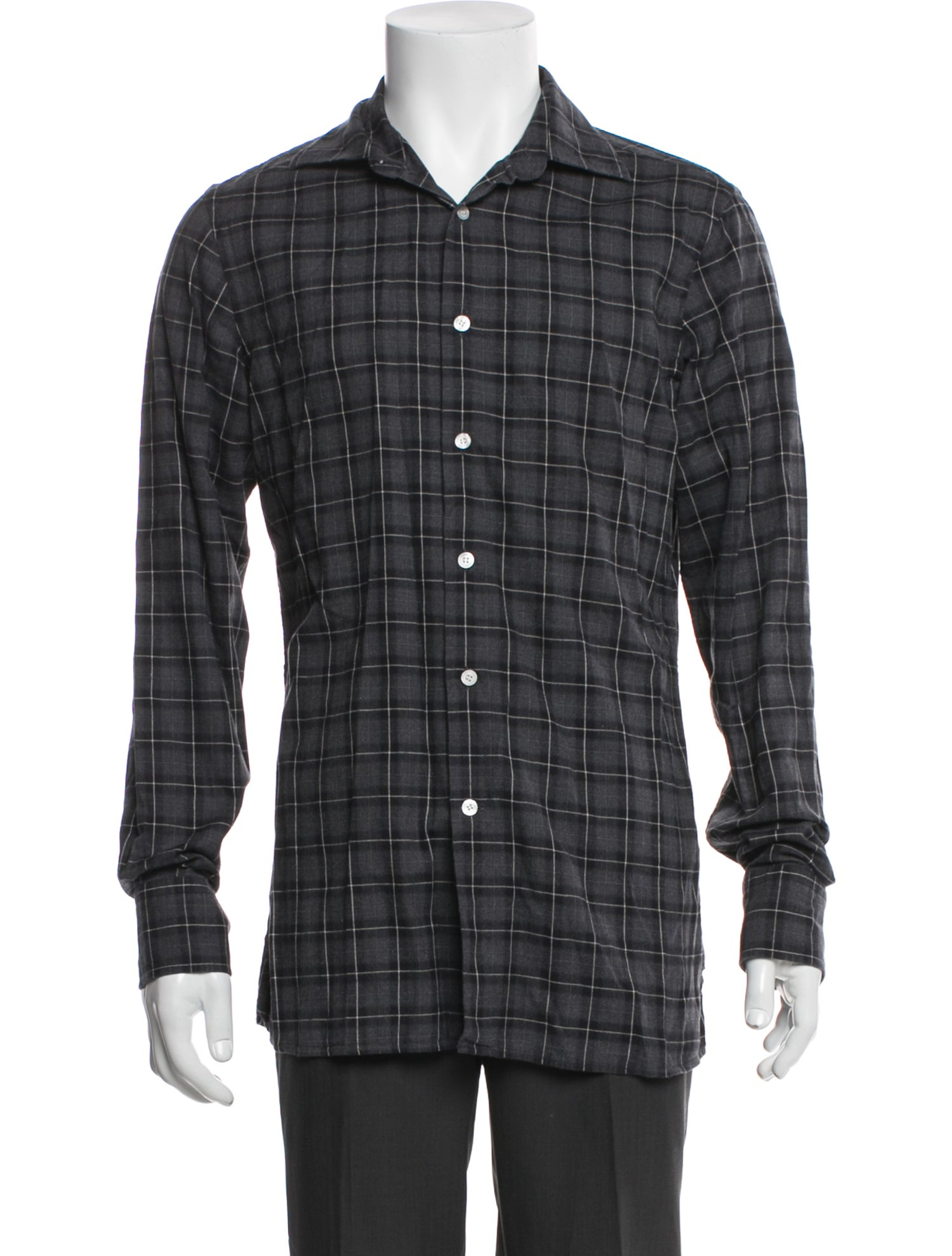 Plaid Print Long Sleeve Shirt