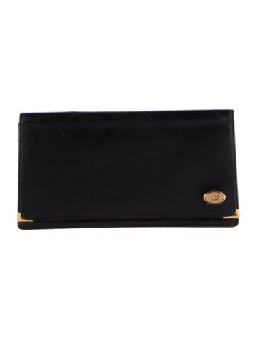 Pre-owned Dunhill Leather Bifold Wallet In Black