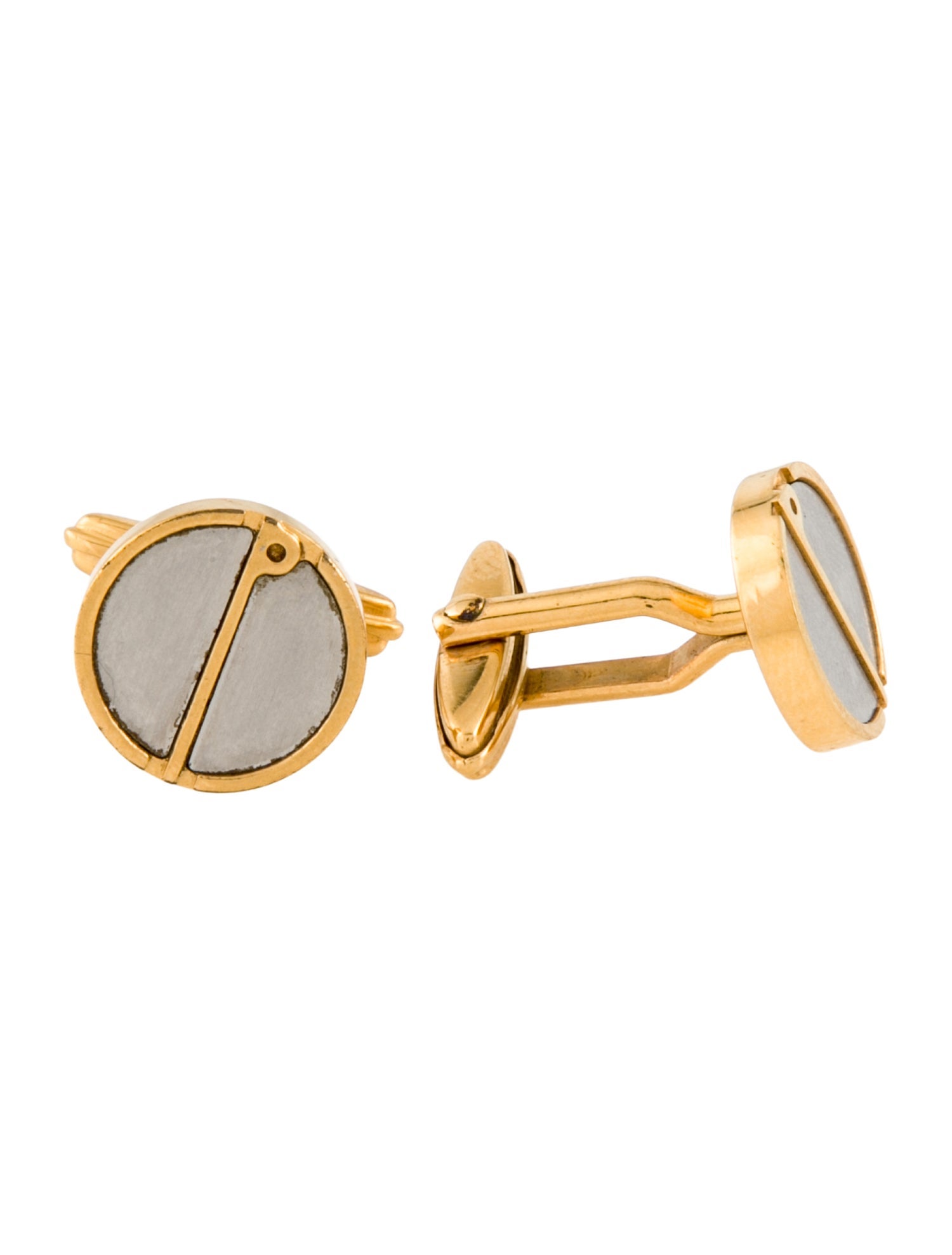 Dunhill Two Tone Logo Cufflinks