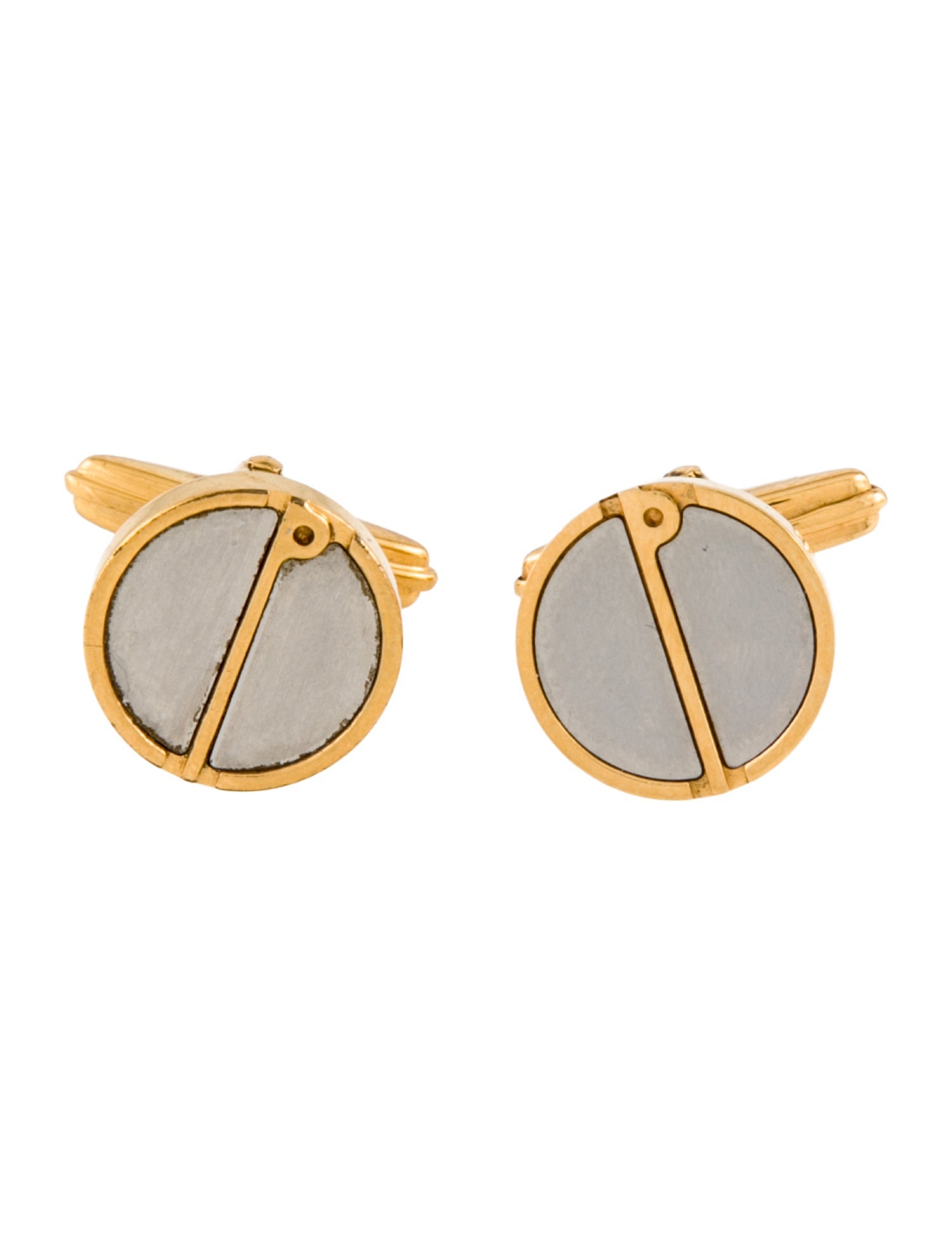 Dunhill Two Tone Logo Cufflinks