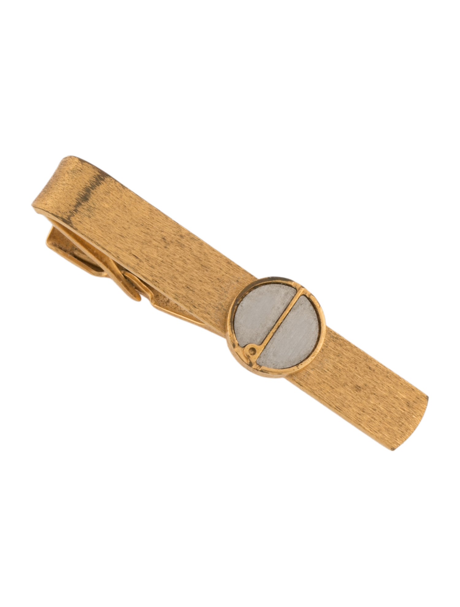 Dunhill Two-Tone Logo Tie Clip