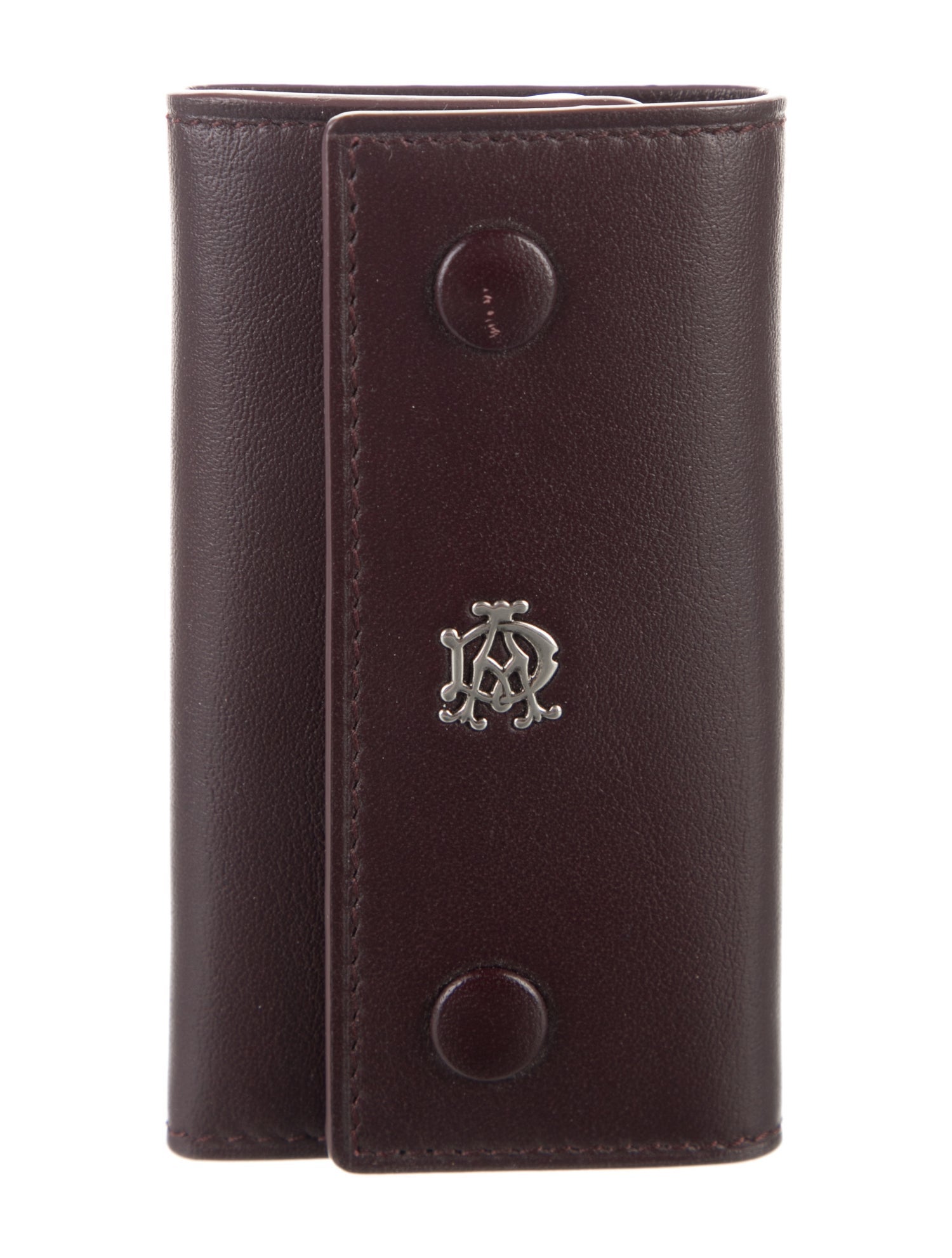 Yves Saint Laurent Leather Key Holder - Brown Keychains
